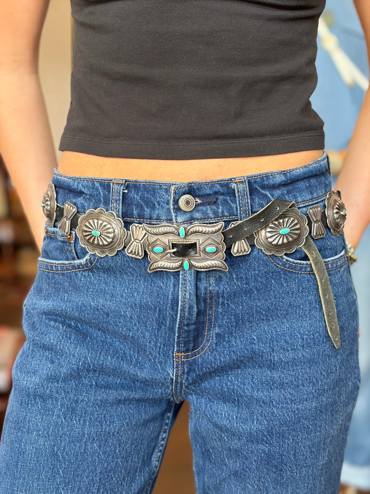 Navajo Concho Belt