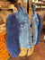 Blue Curly Lamb Jean Jacket