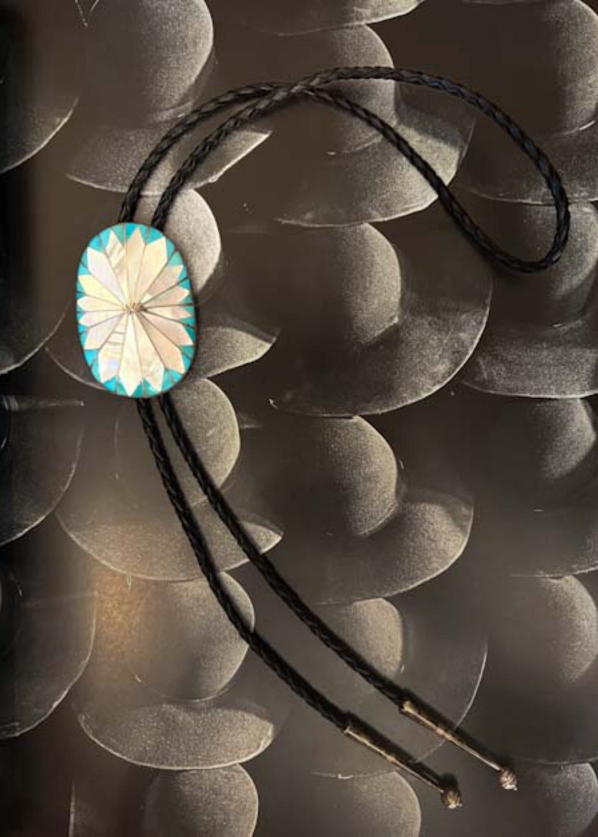 Zuni Mother Of Pearl Bolo