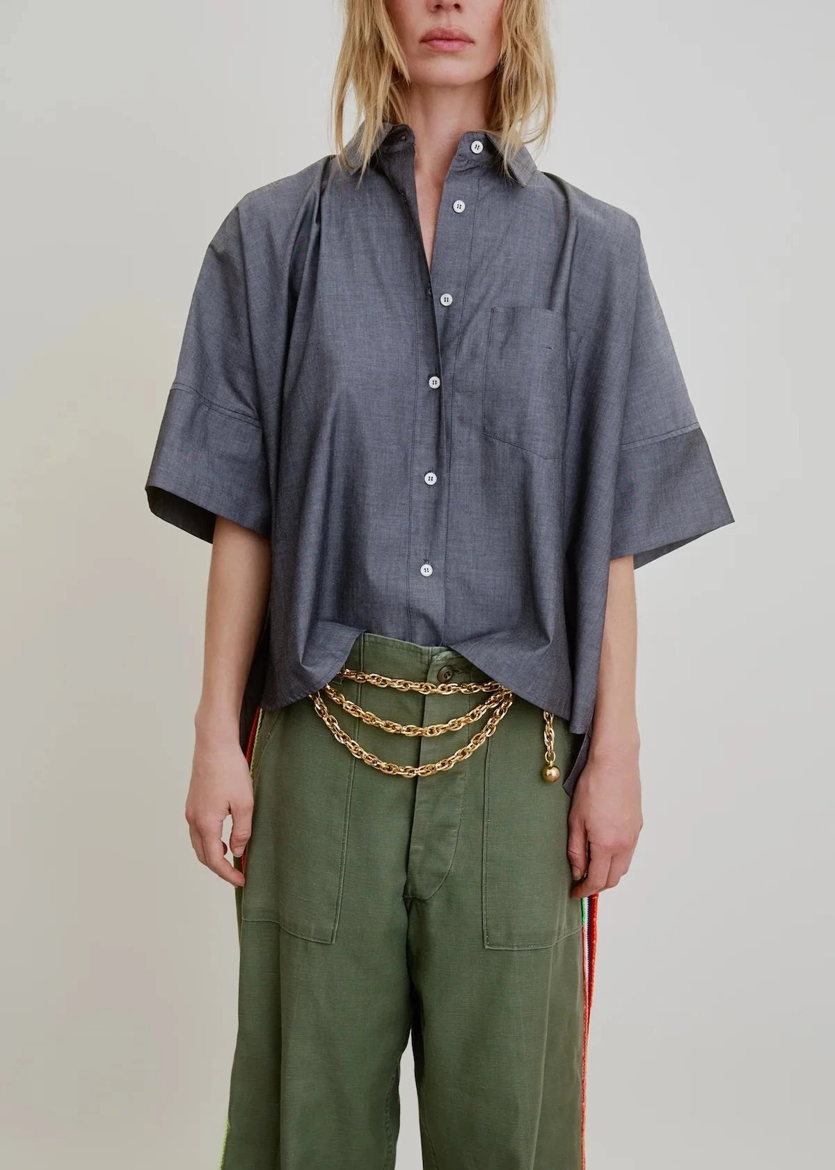 Vesper Grey Chambray