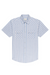Oxford Red and Blue Stripe Western Shirt