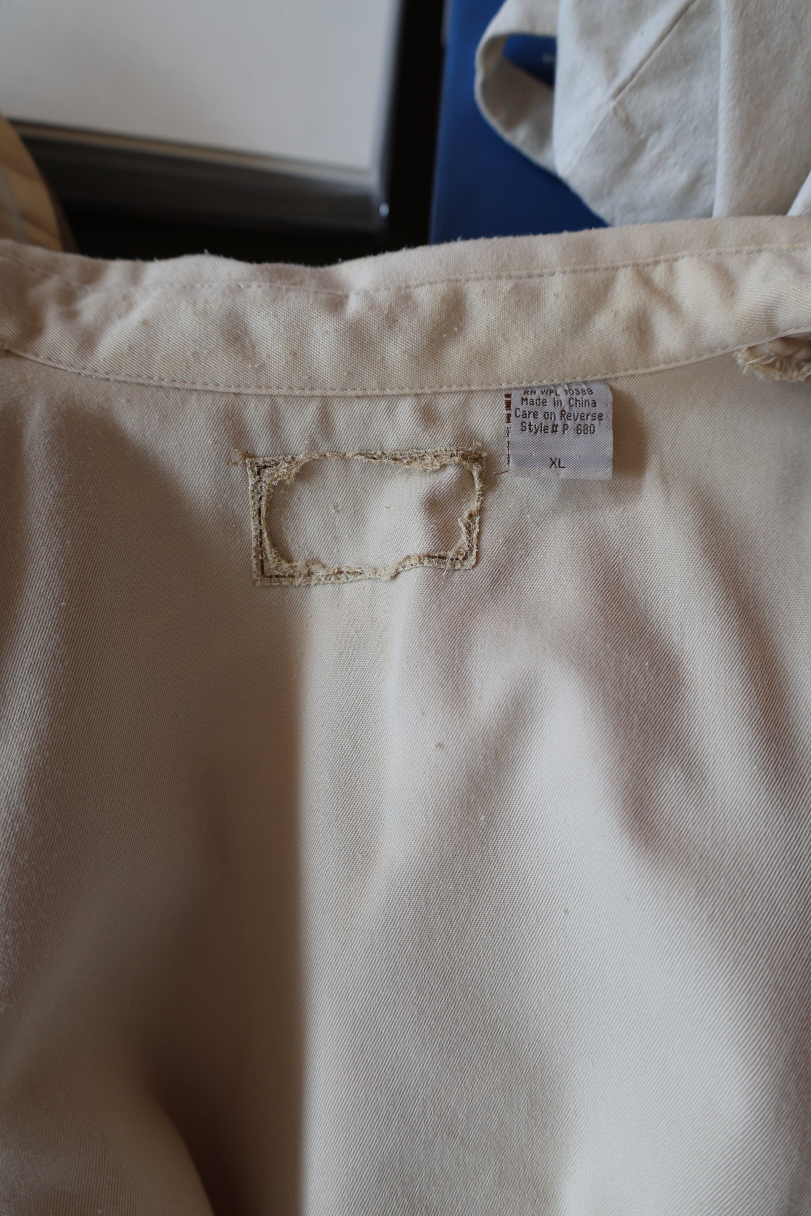 Vintage Scully Tan with Brown Embroidered Yoke Western Shirt