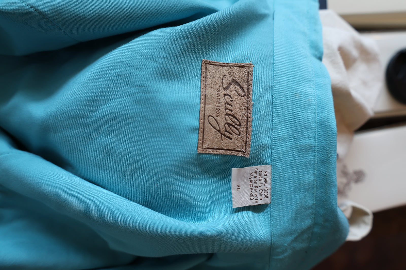 Scully Blue Western Shirt