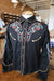 Vintage Scully Black Feather Western Shirt