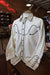 Vintage Scully Black and White Western Shirt