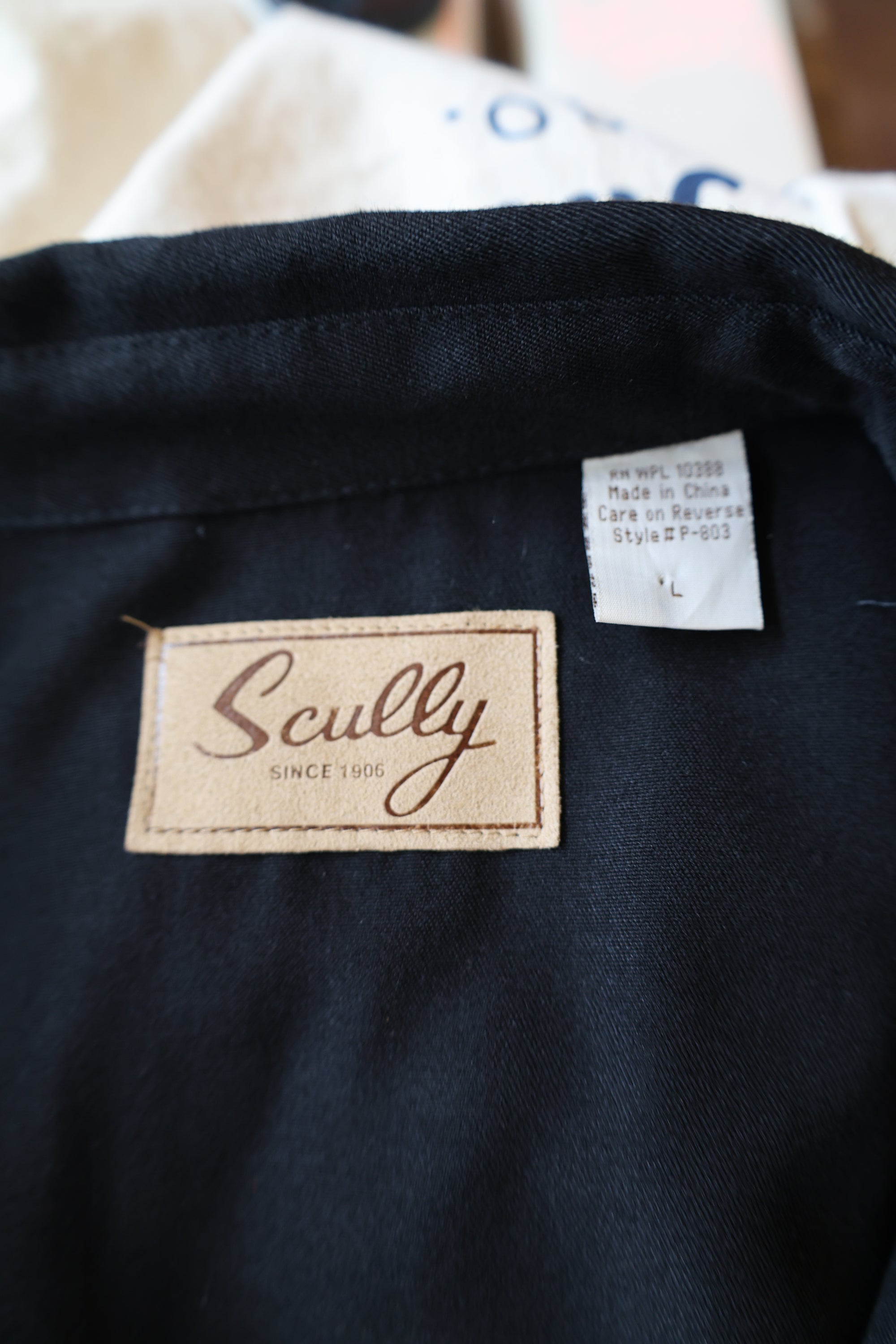 Vintage Scully Flame Embroidery Western Shirt