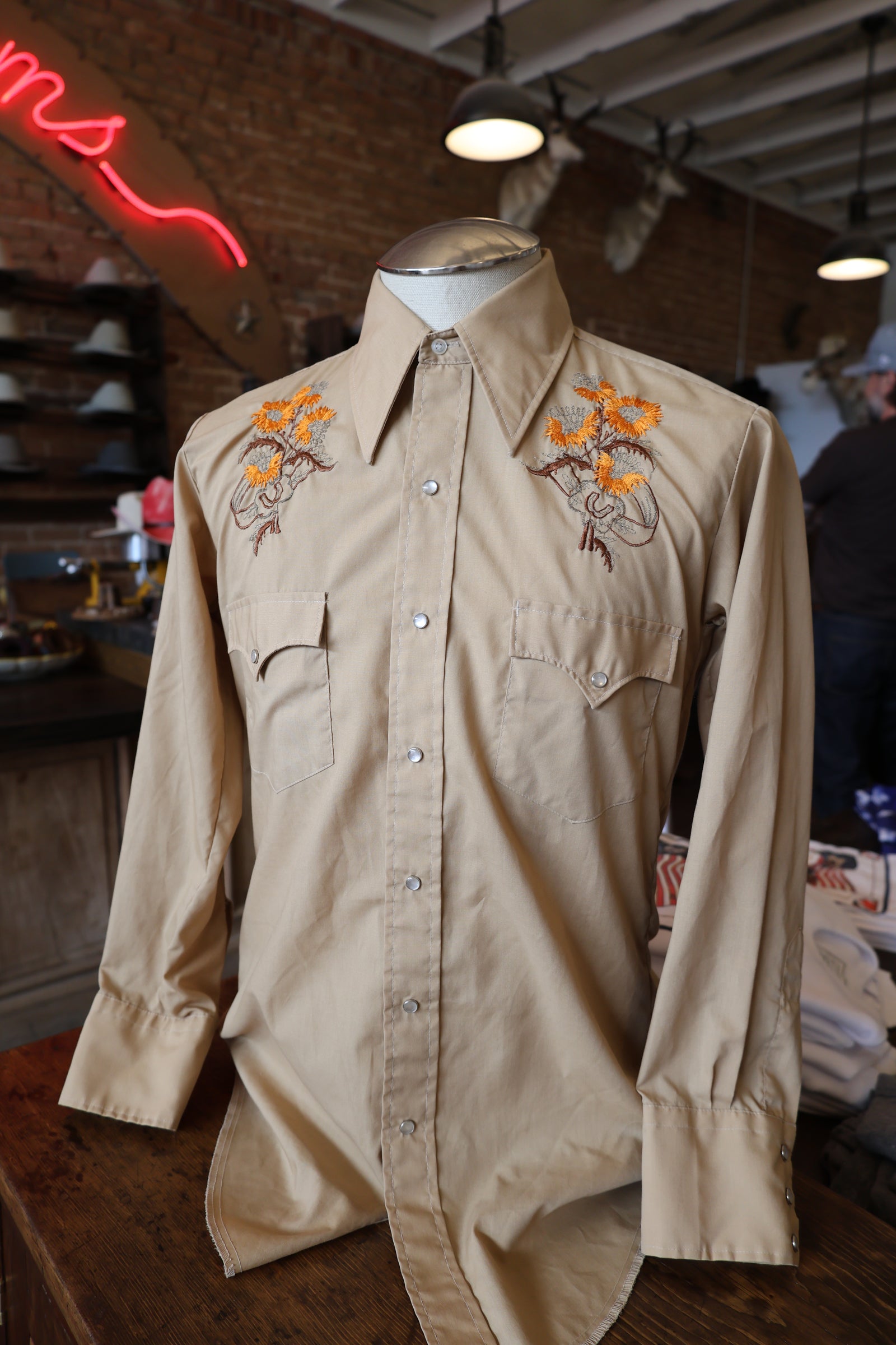Vintage Chute #1 Embroidered Western Shirt