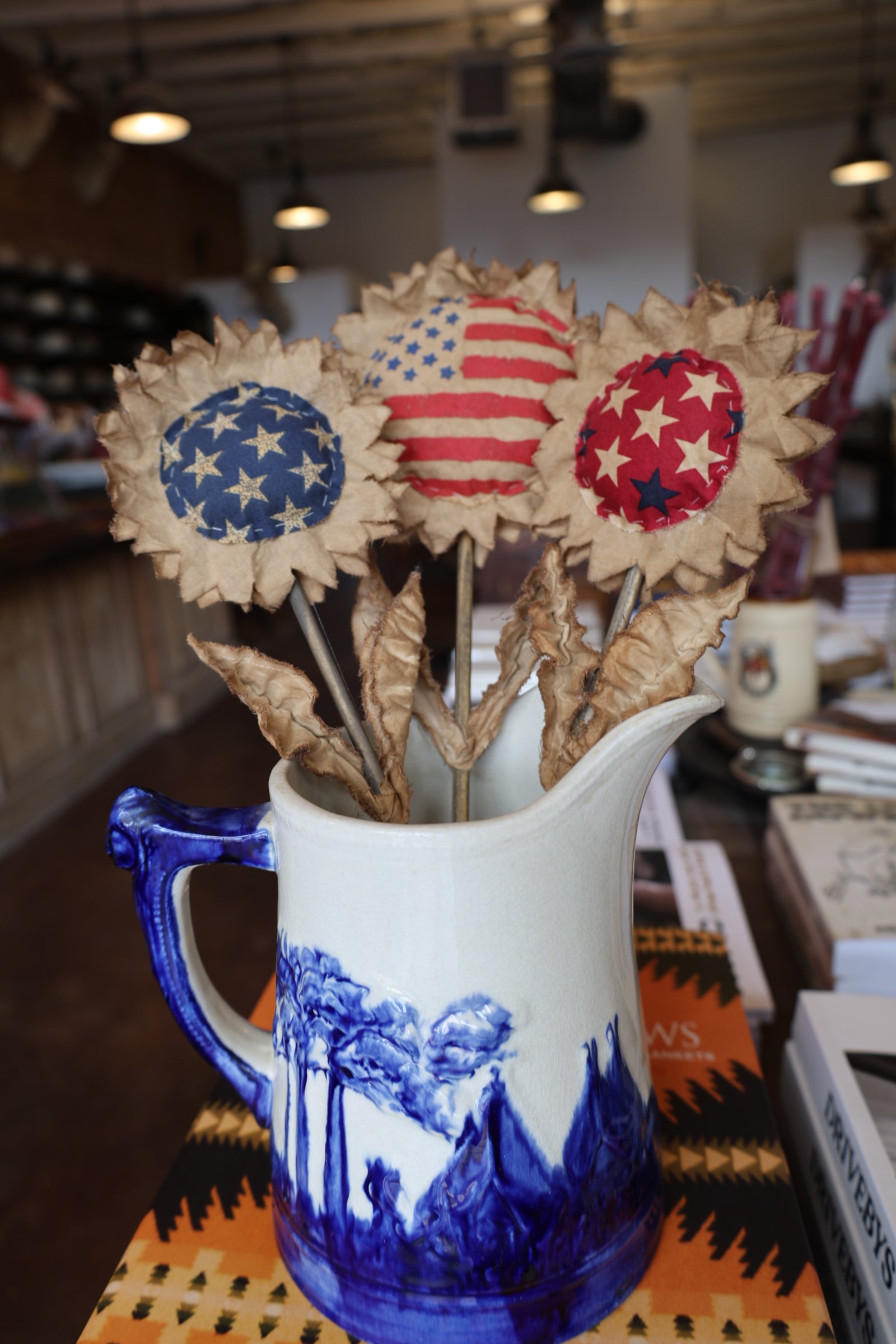 Americana Sunflower Decor