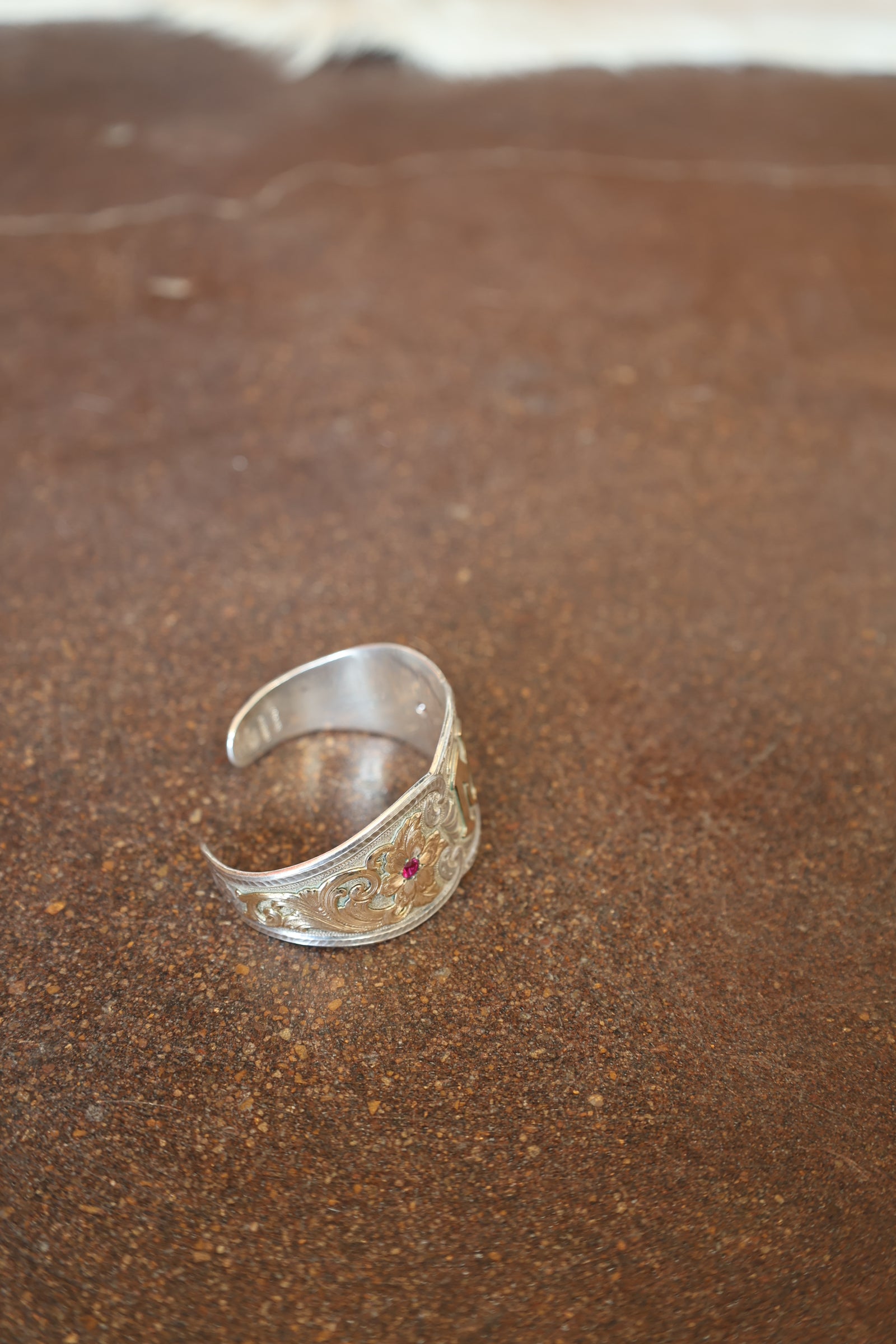 Vintage "M" Cuff Bracelet