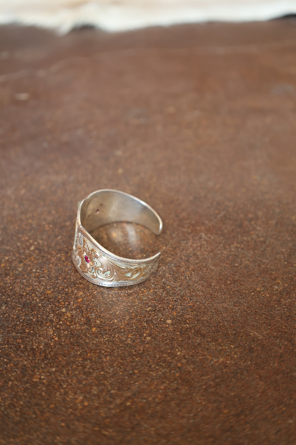 Vintage "M" Cuff Bracelet