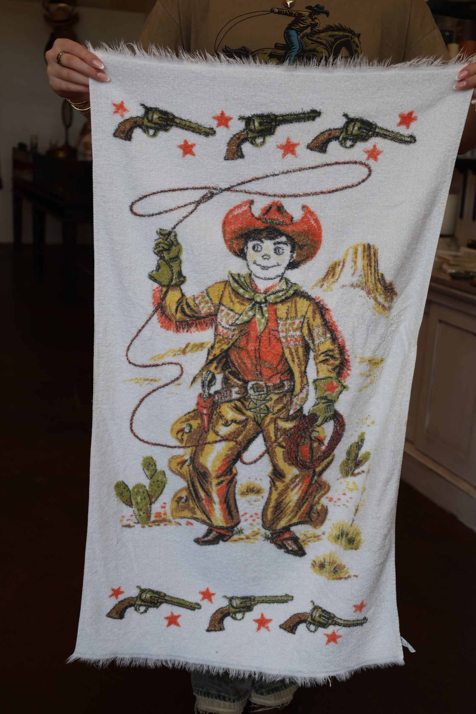Vintage Western Towel