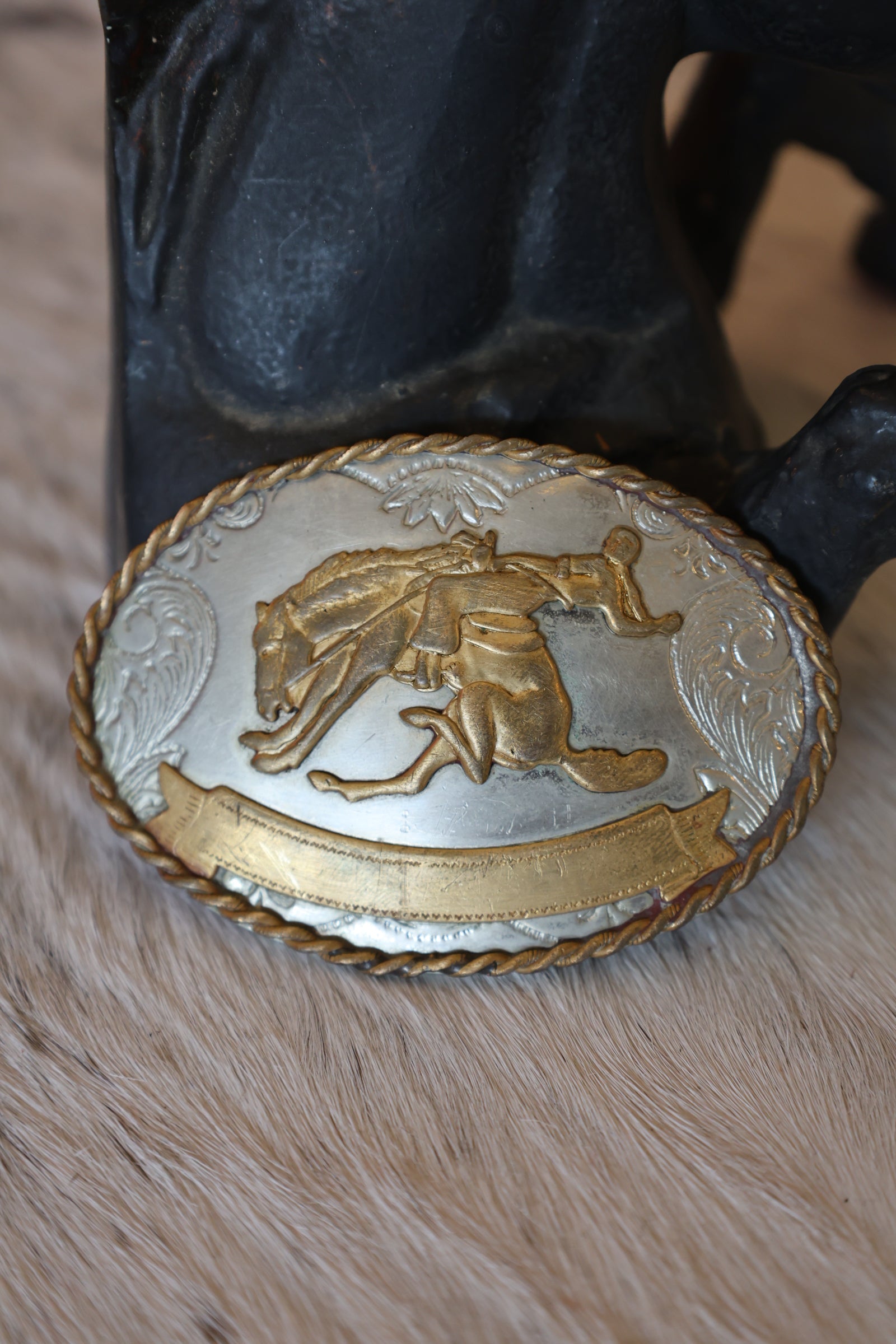 Bronc Rider Belt Buckle
