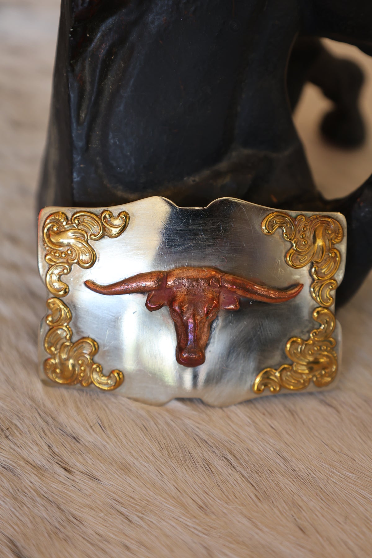Longhorn Belt Buckle
