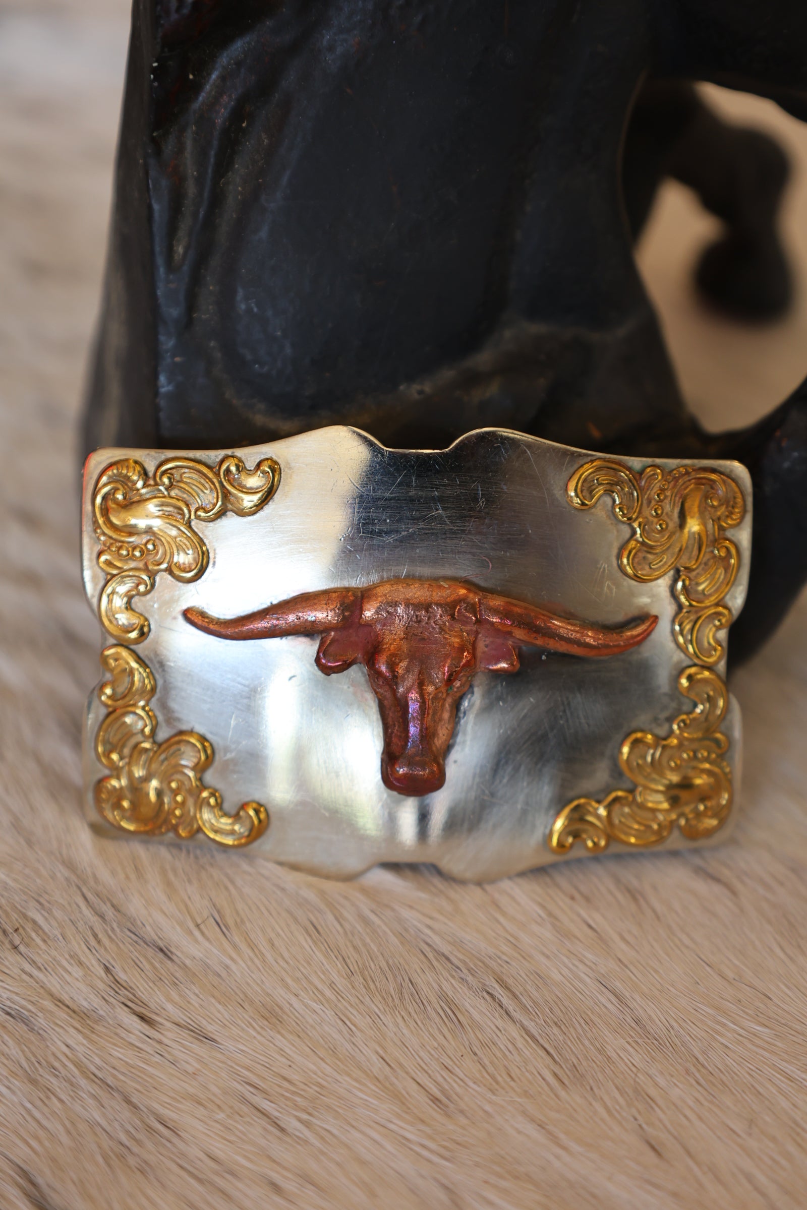 Longhorn Belt Buckle