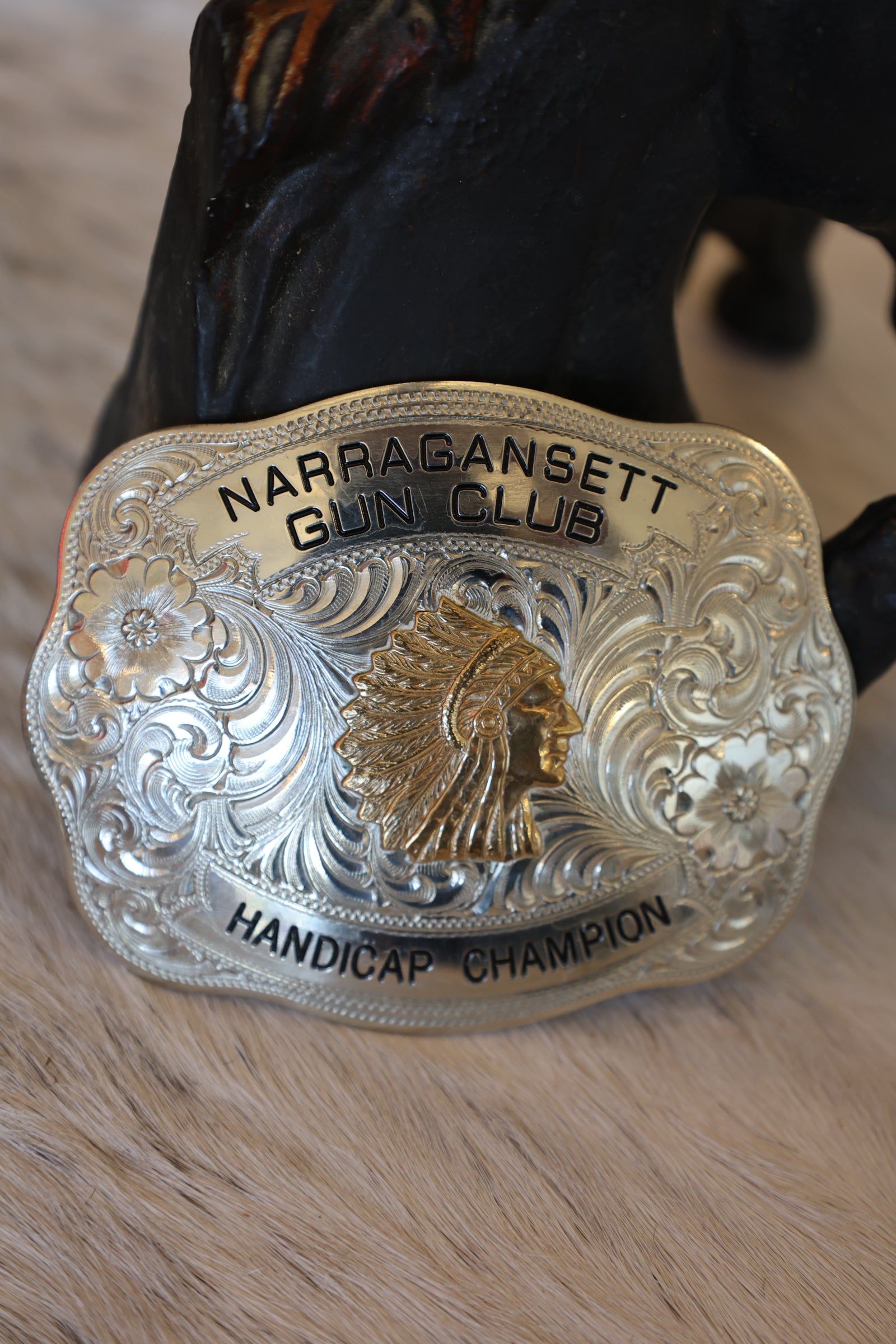Narragansett Gun Club Belt Buckle