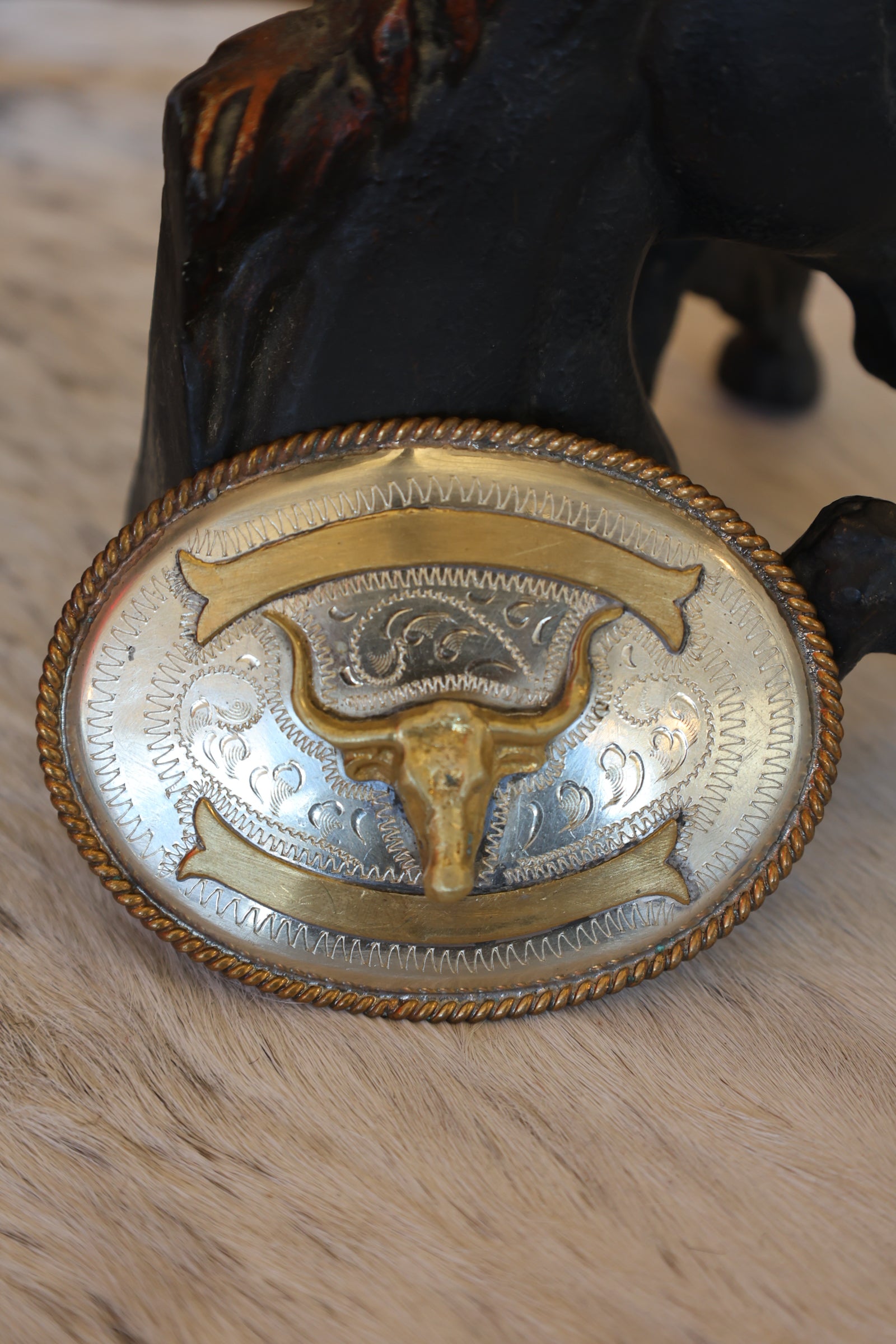 Steer Head Belt Buckle