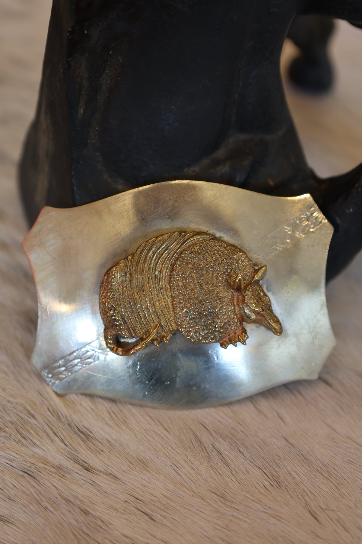 Vintage Armadillo Belt Buckle