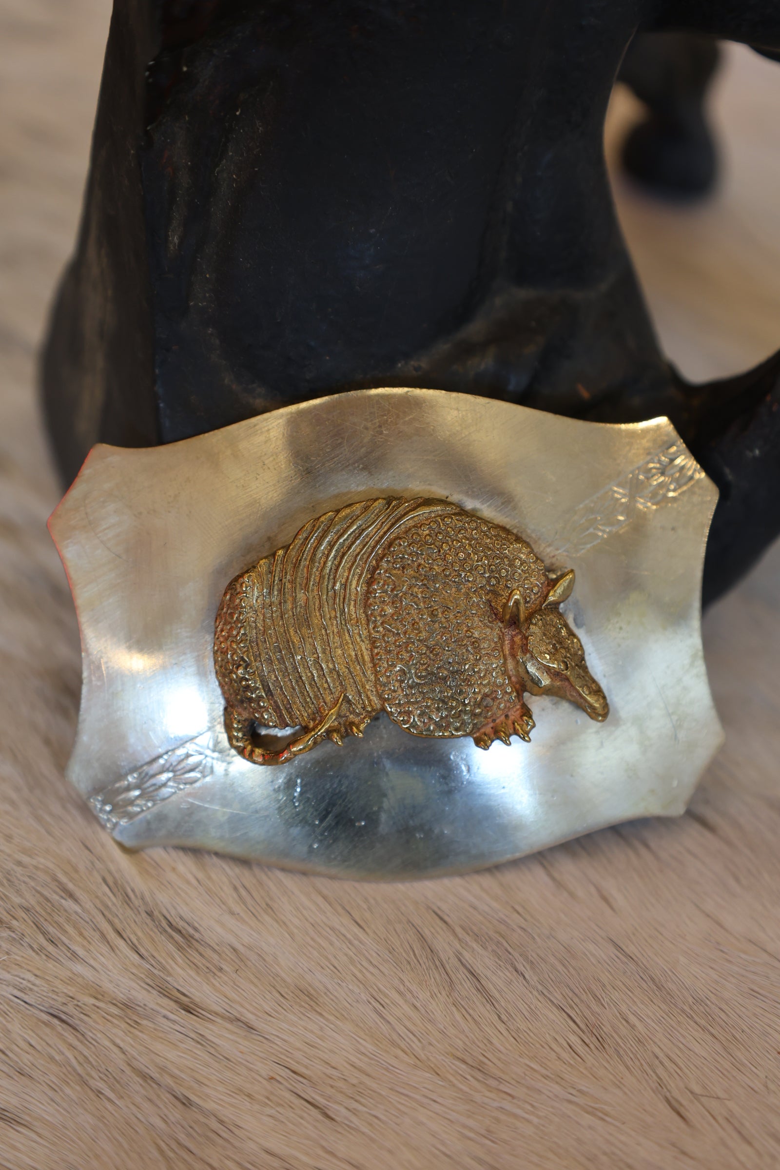 Vintage Armadillo Belt Buckle