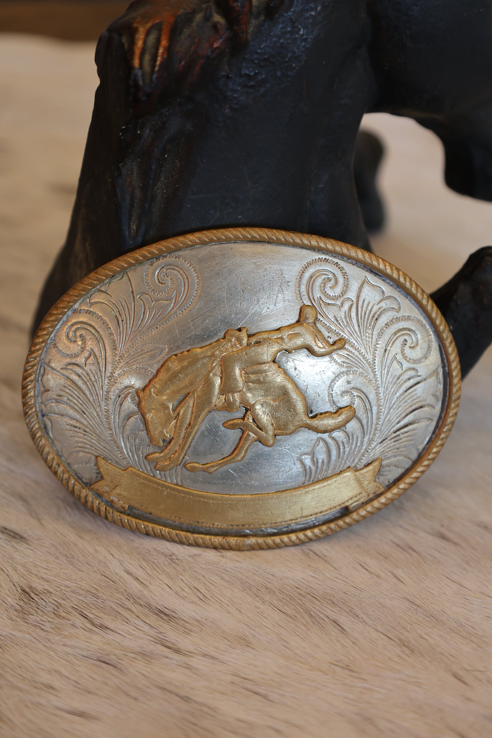 Bronc Rider Belt Buckle