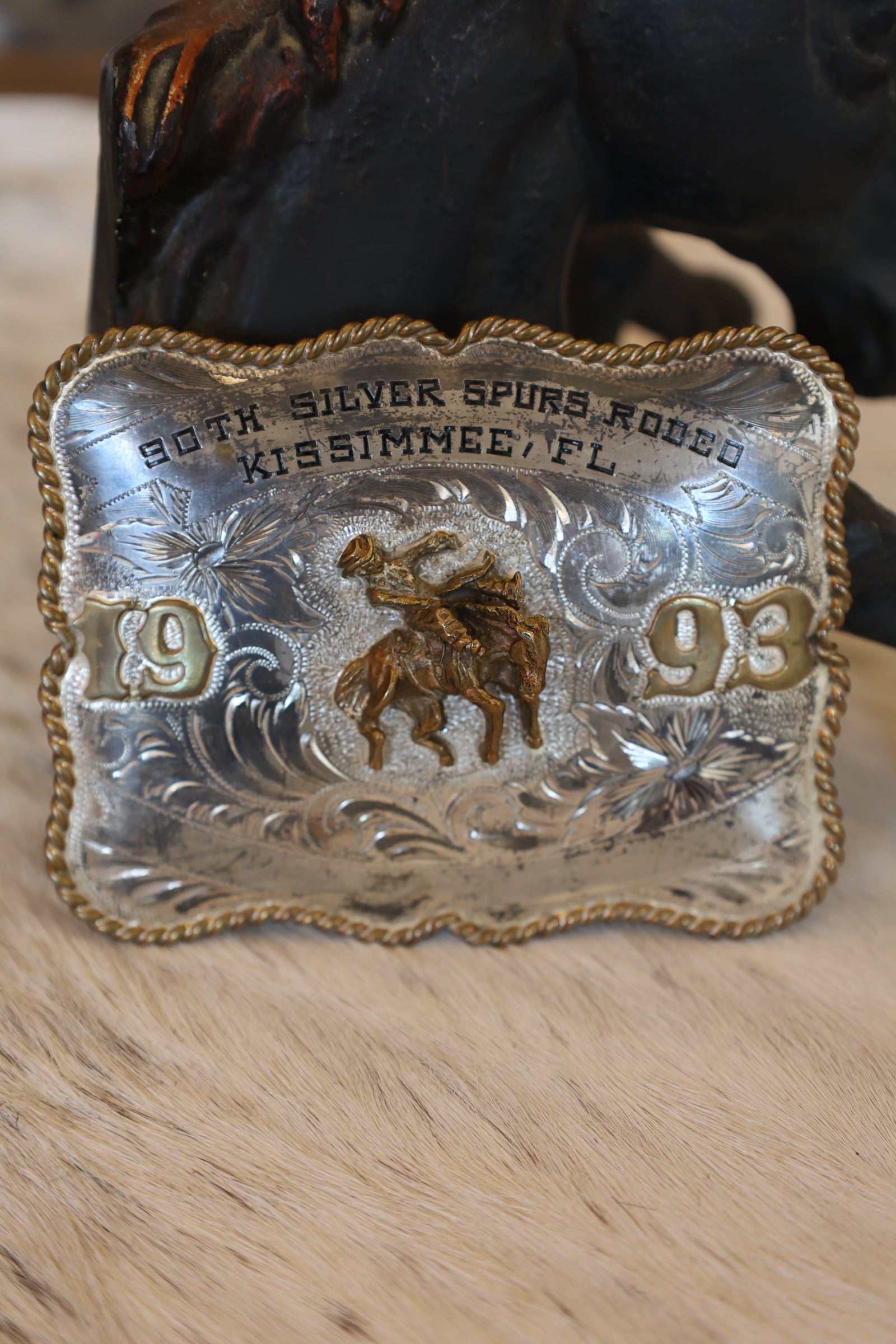 Bronc Rider Belt Buckle