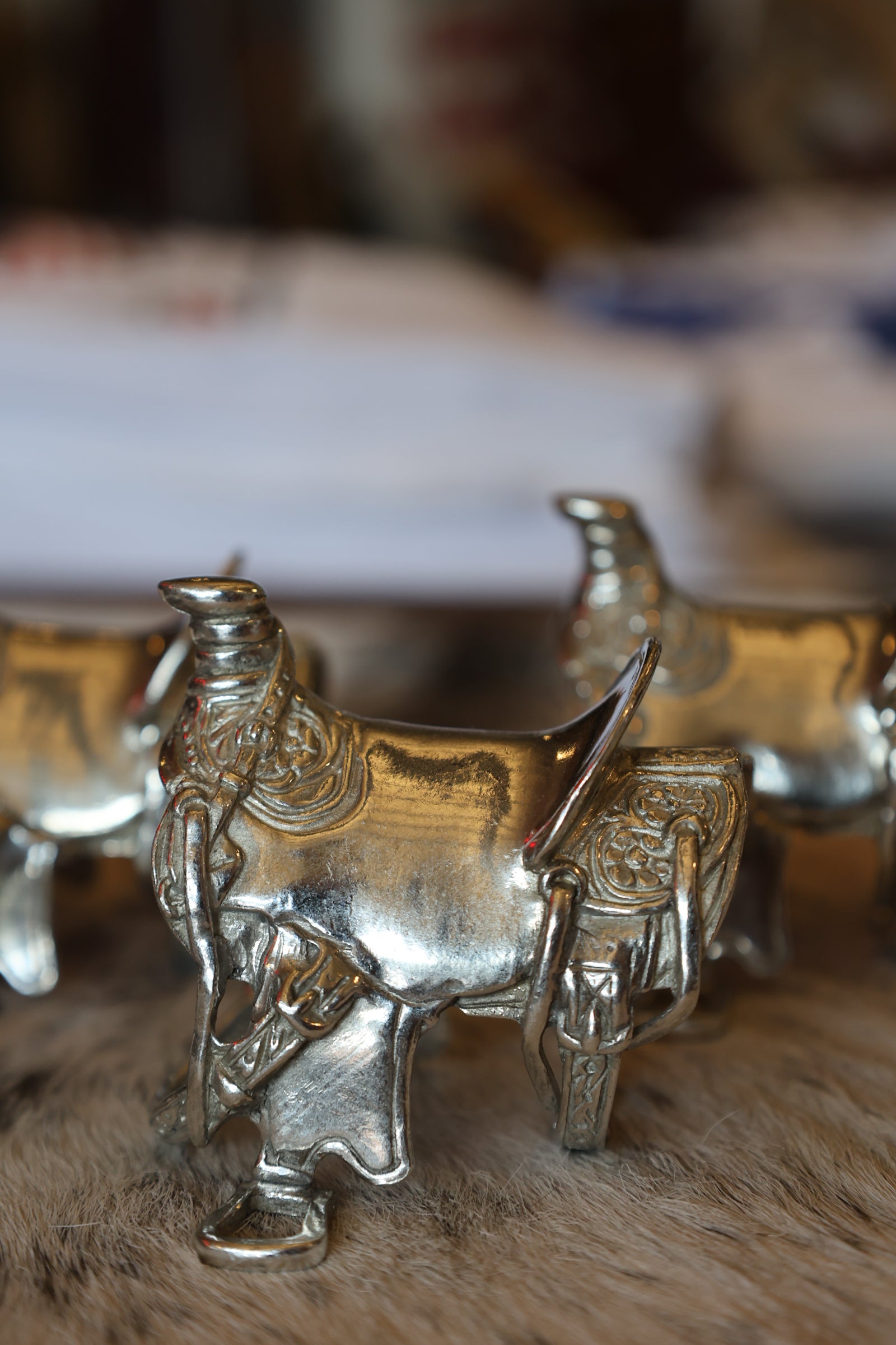 Cowboy Saddle Napkin Ring Set of 2