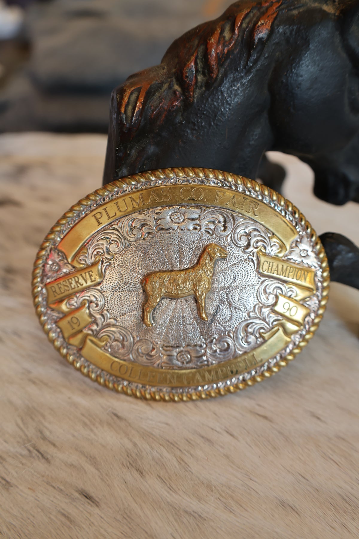 Vintage Plumas Co. Fair Belt Buckle