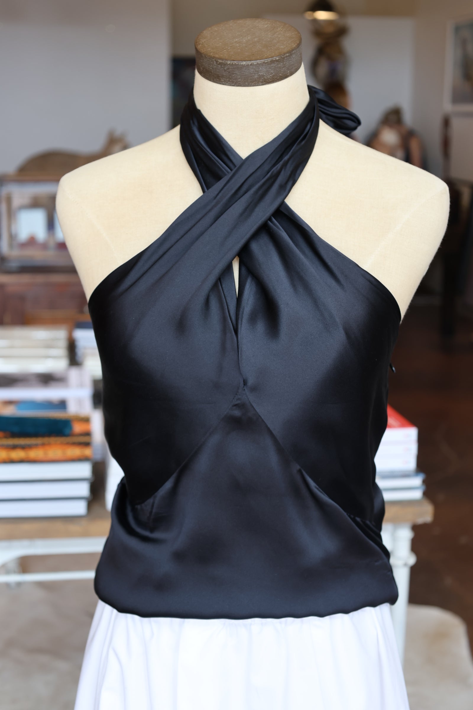 Silk Halter Top