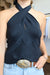 Silk Halter Top