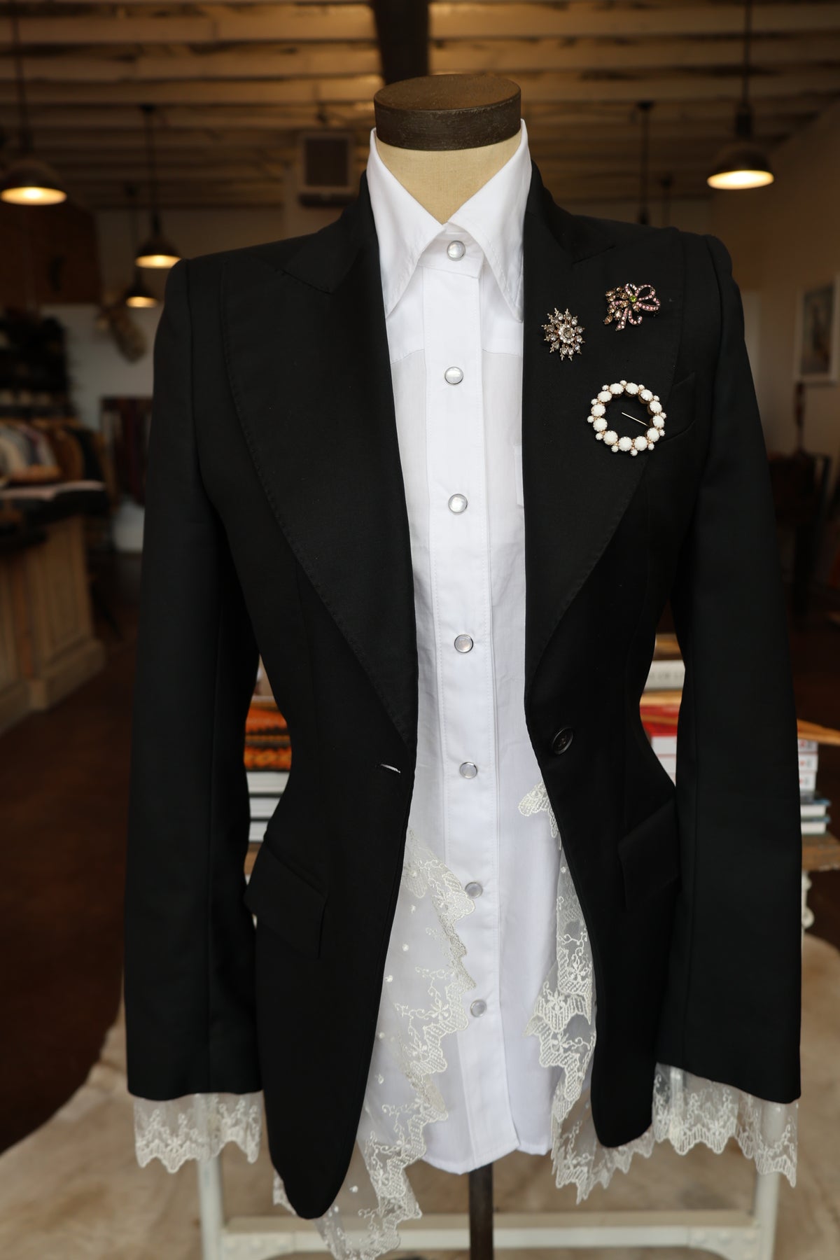 Reworked Vintage McQueen Blazer