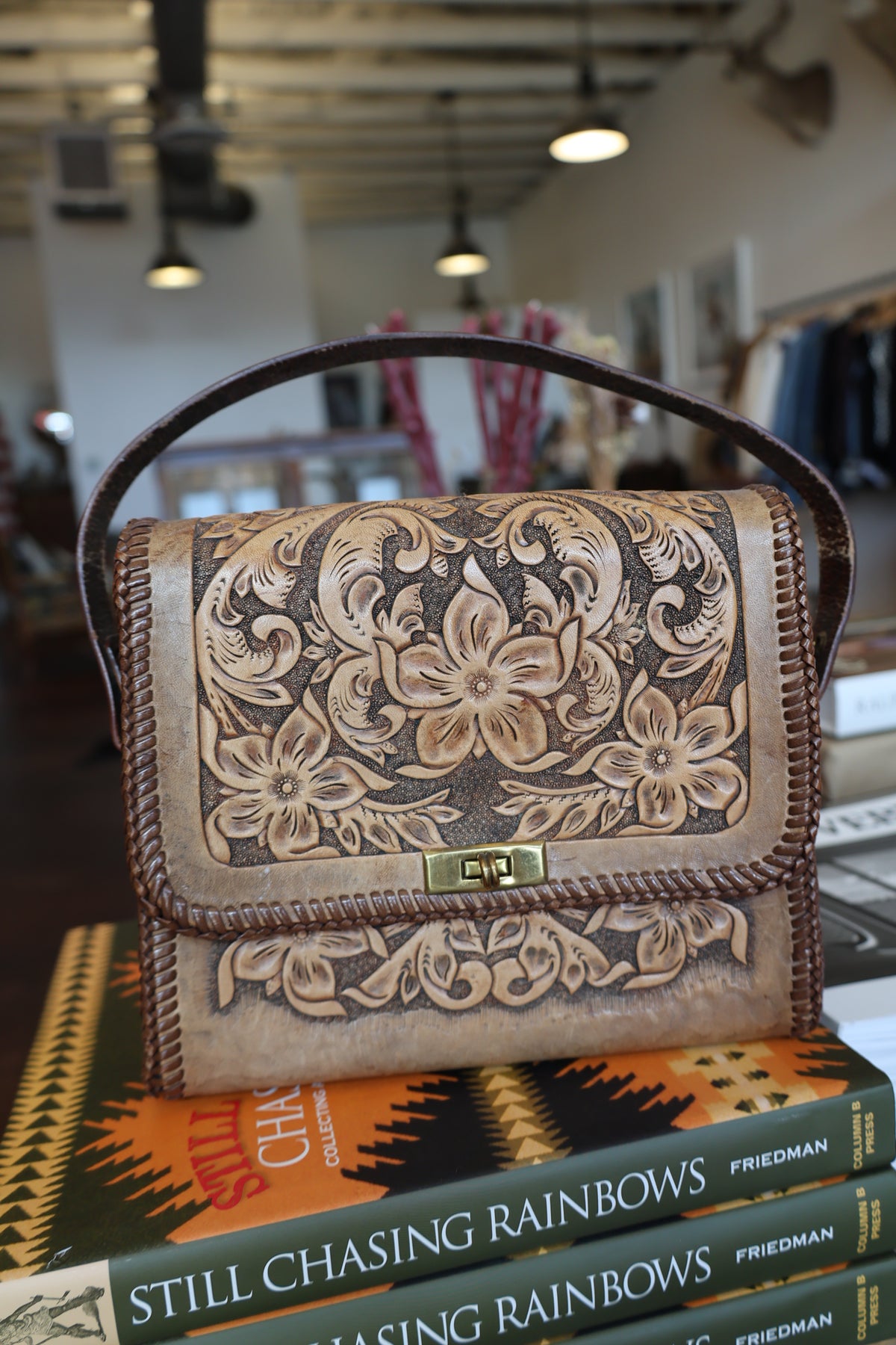 Vintage Tooled Bag