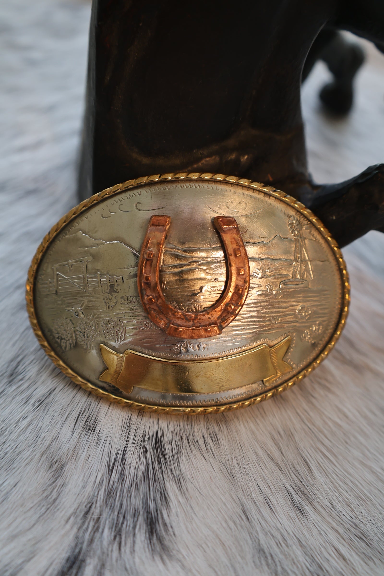 Horseshoe Belt Buckle