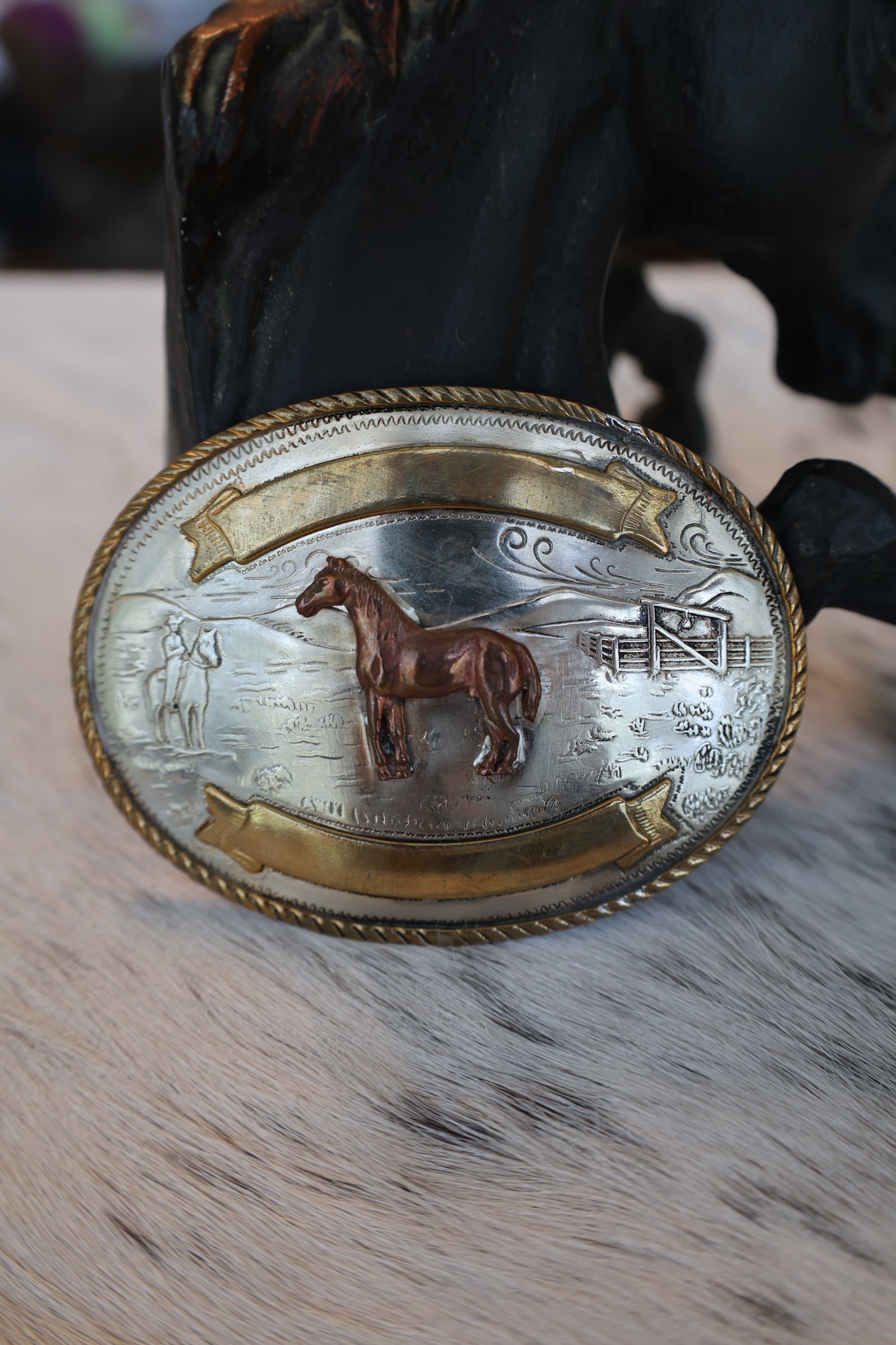 Horse Belt Buckle