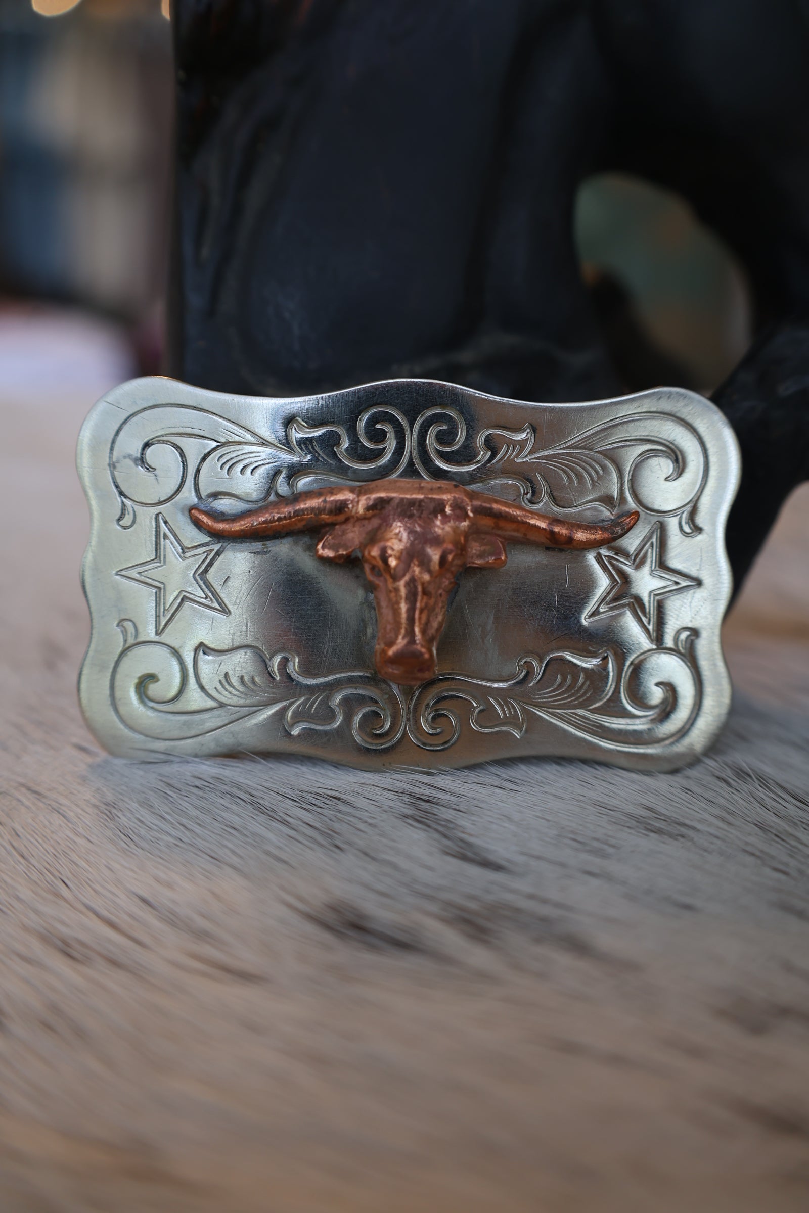 Longhorn Belt Buckle