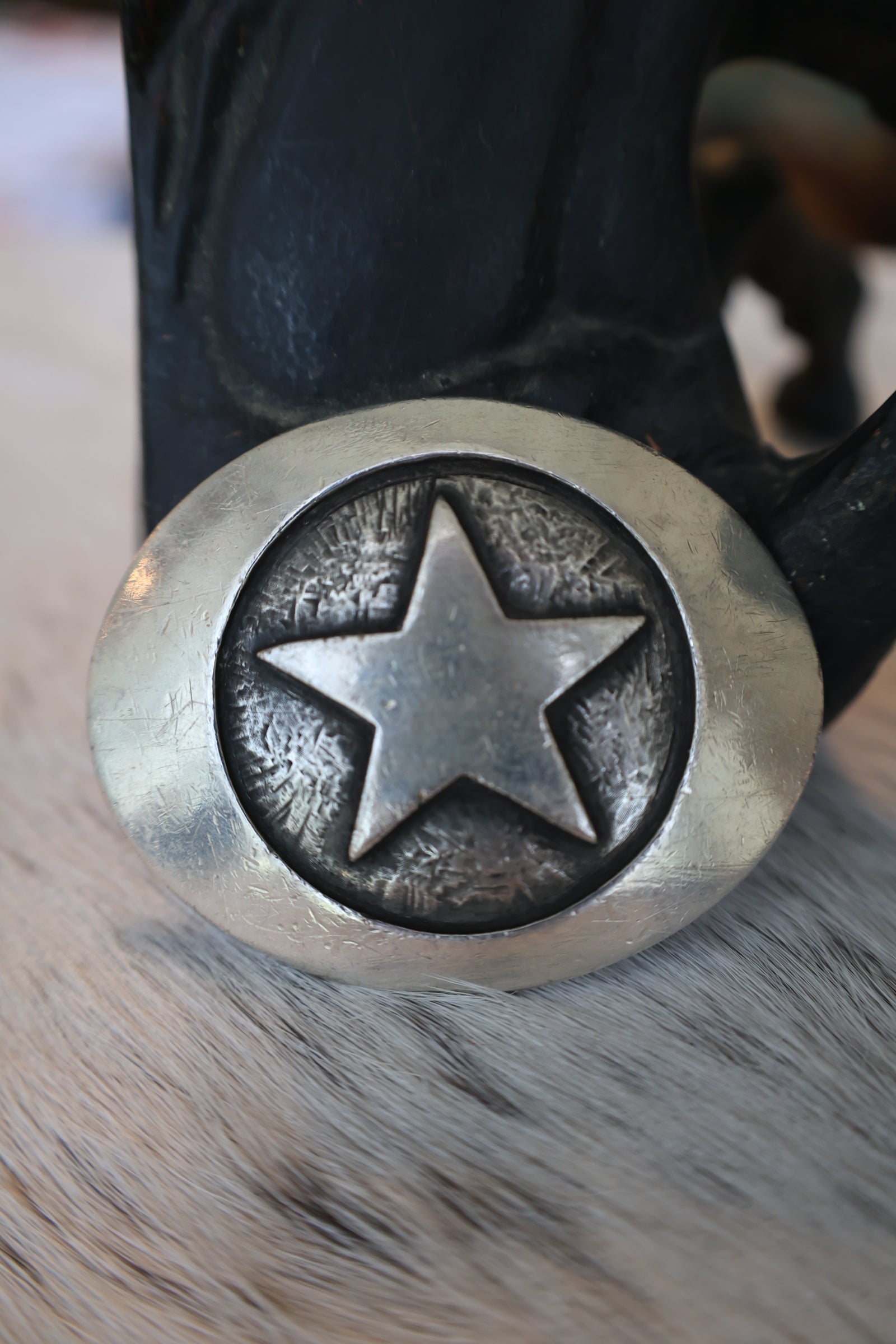 Sterling Star Belt Buckle