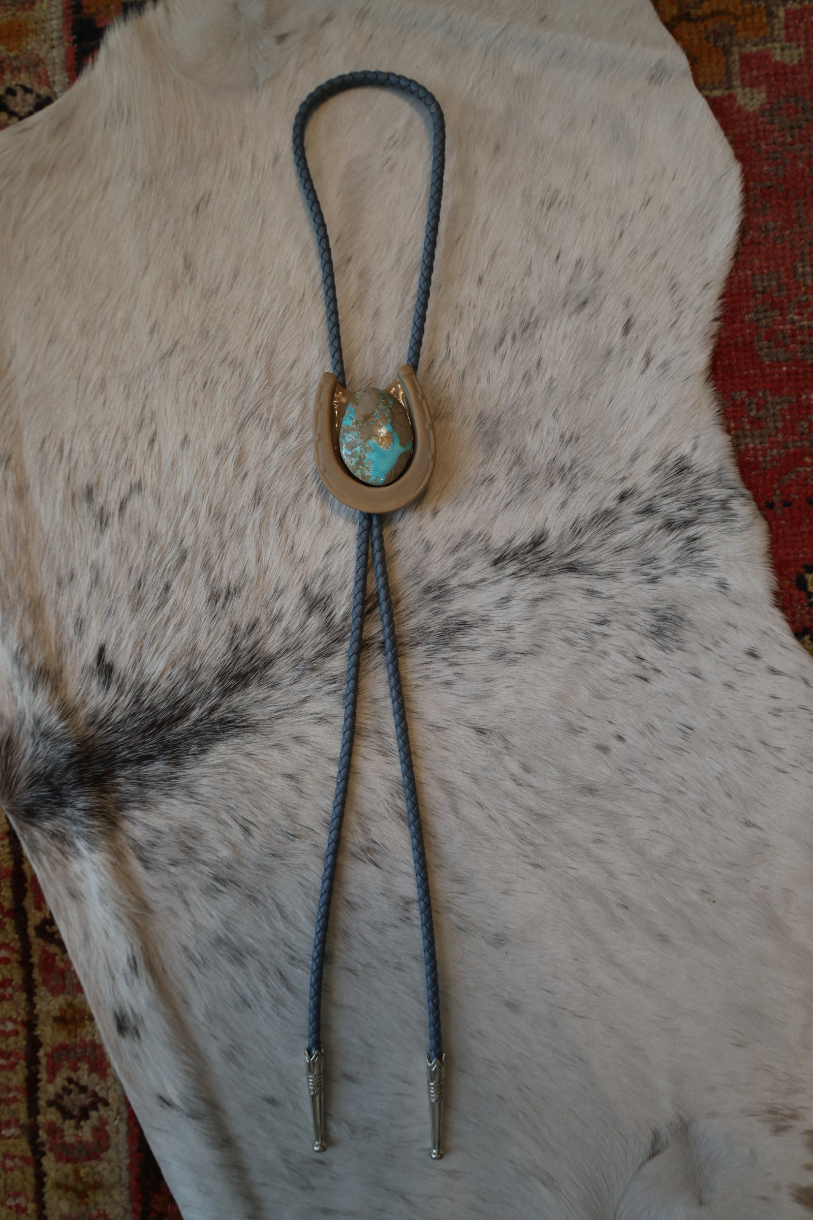 Turquoise Horseshoe Bolo