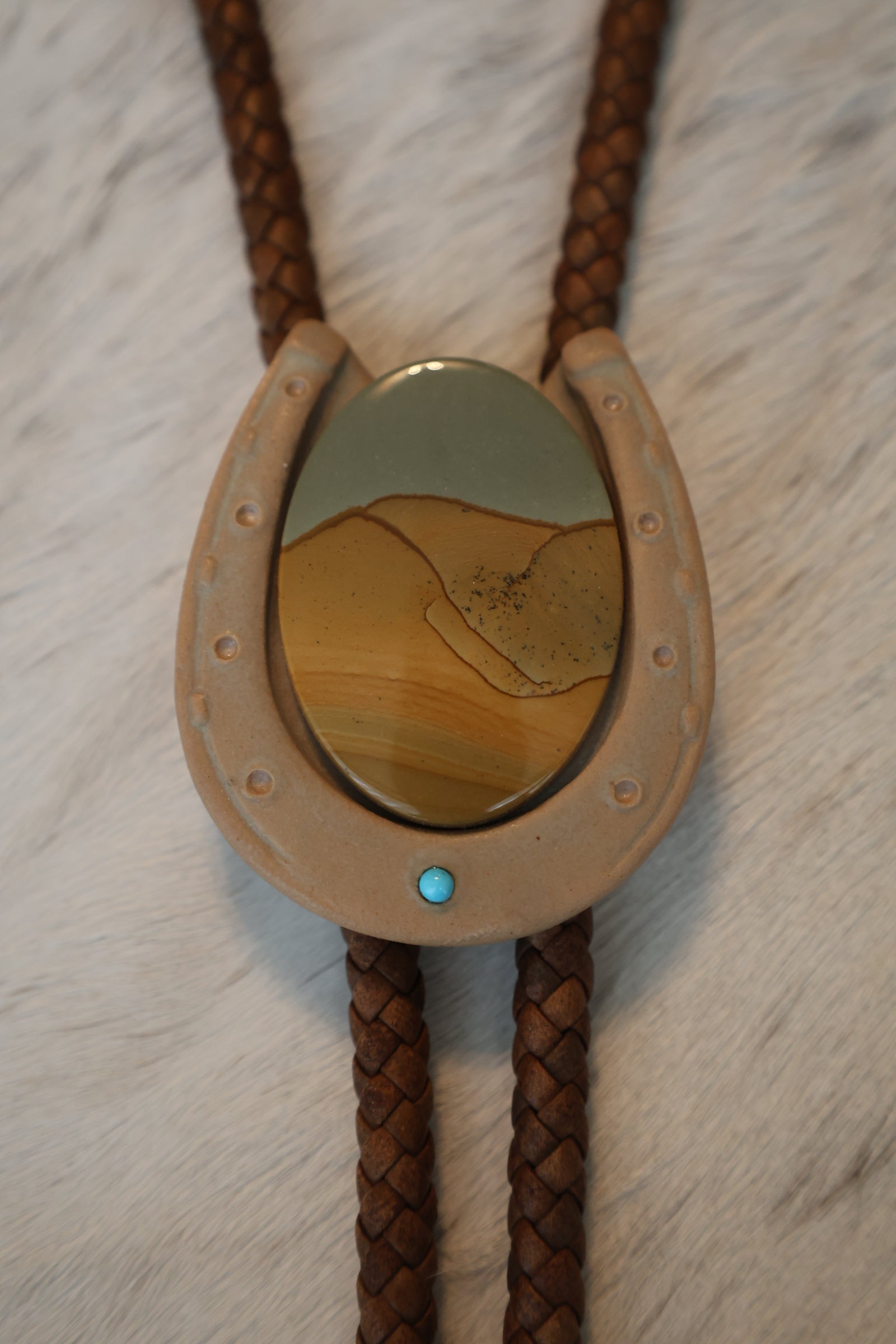 Jasper Horseshoe Bolo