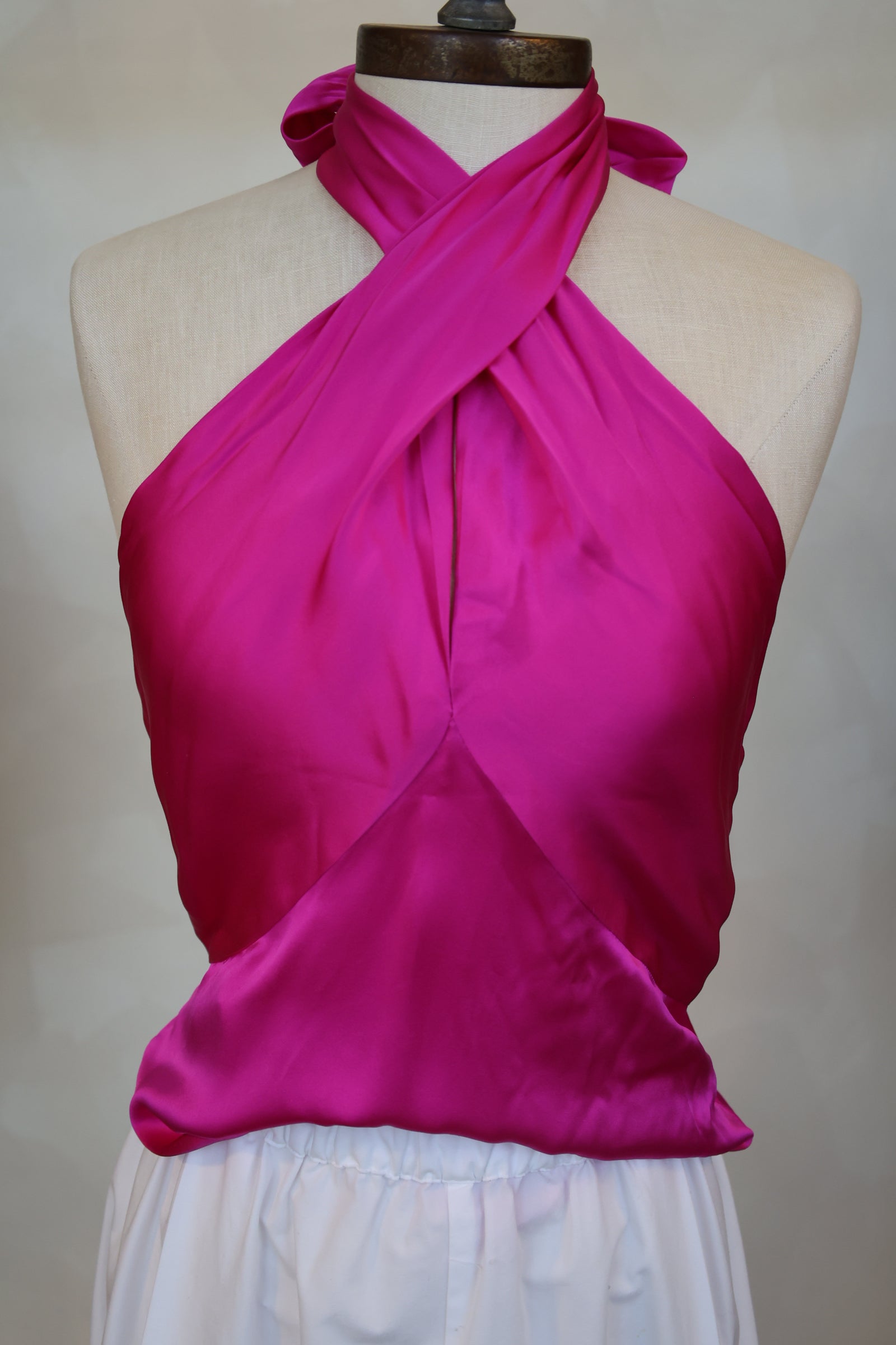 Silk Halter Top