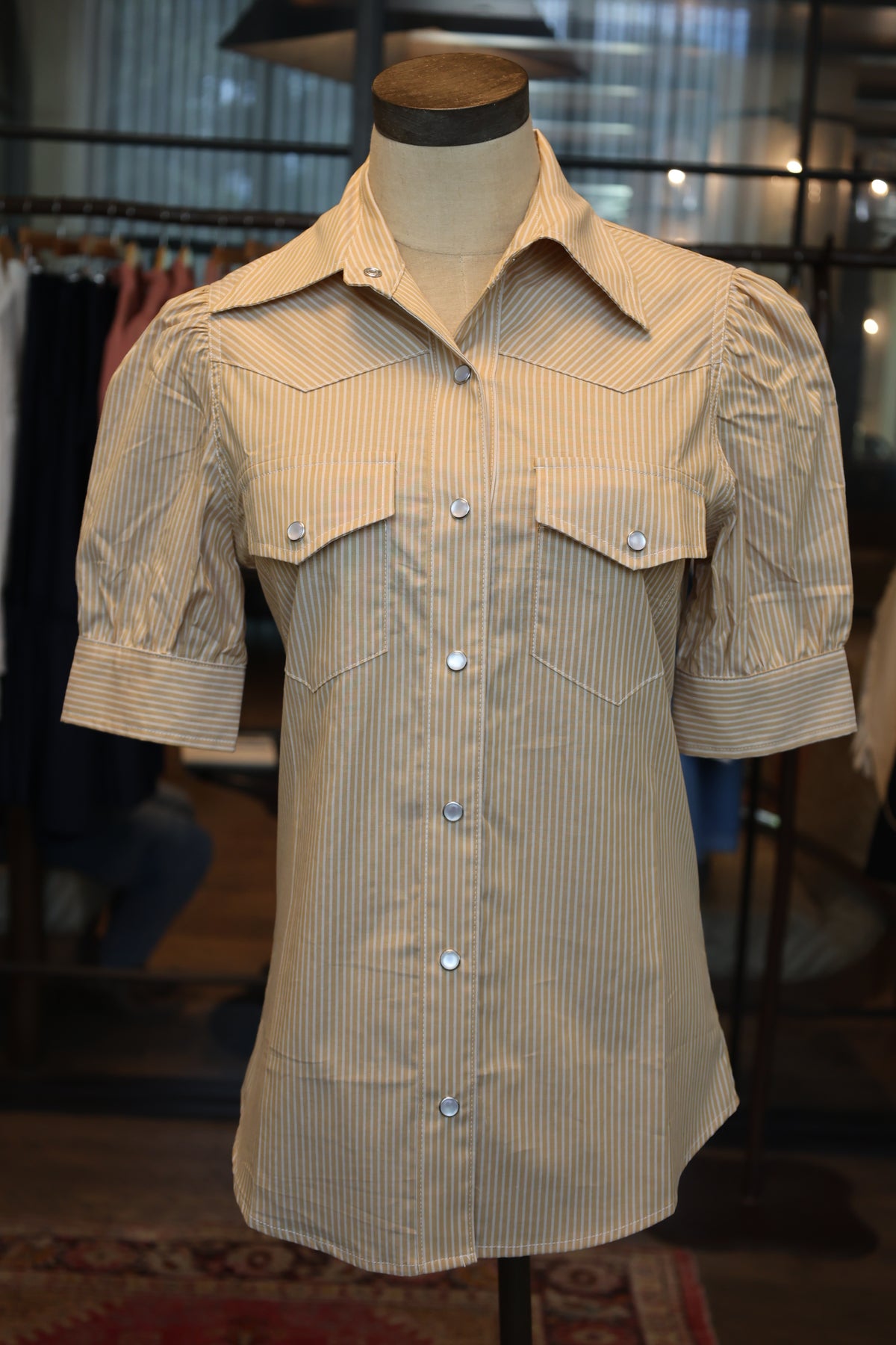 Women's Short Sleeve Western Shirt