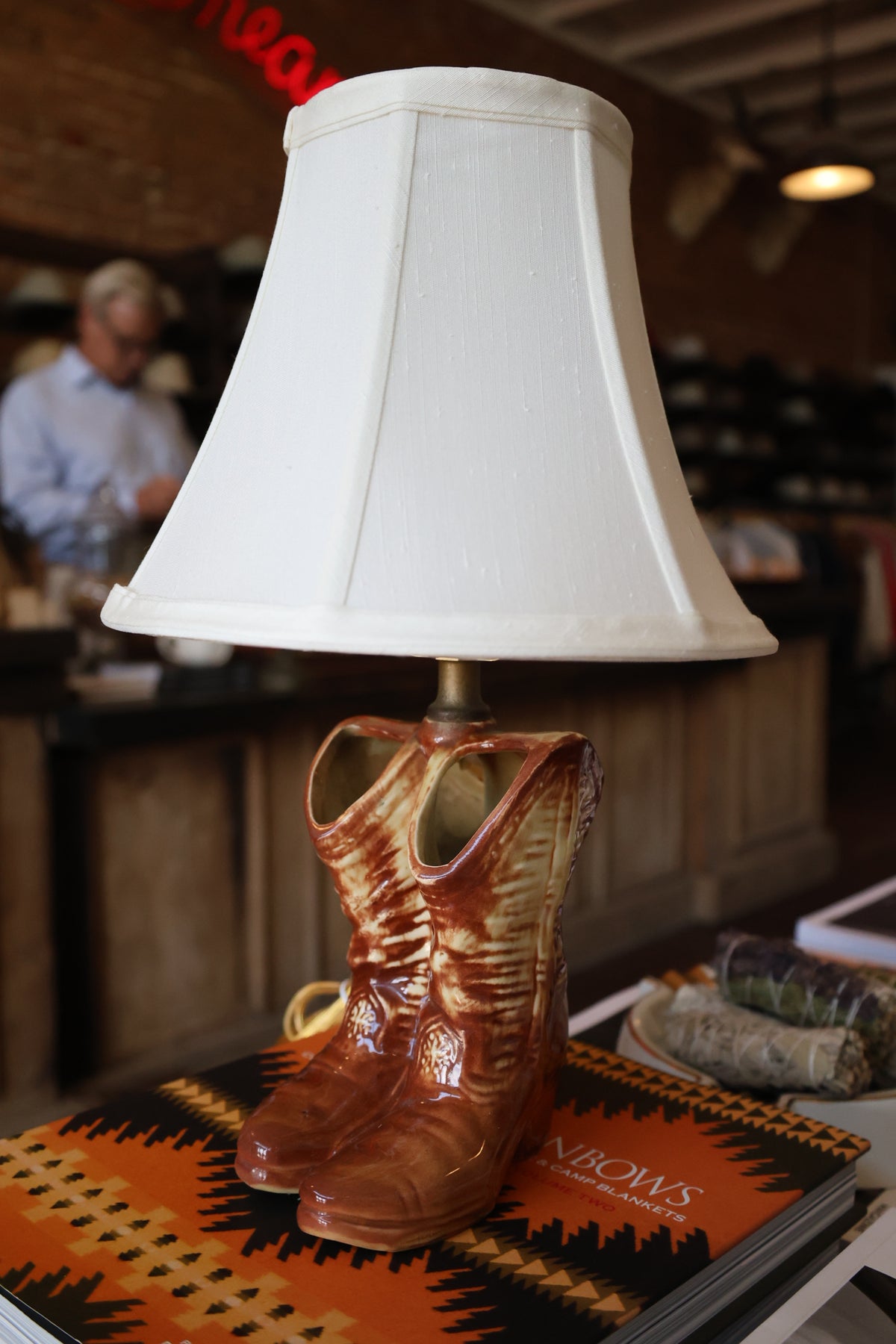 Cowboy Boot Lamp
