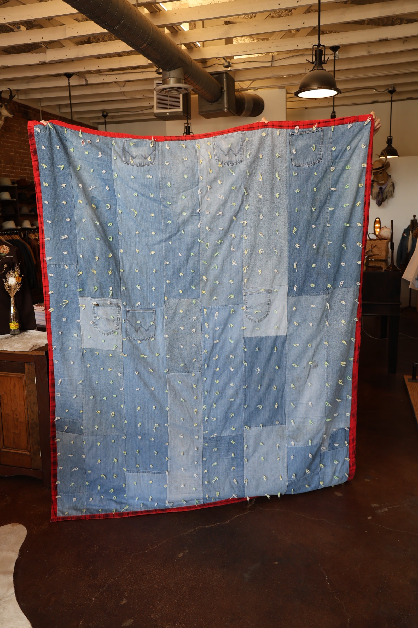 Patchwork Denim Quilt No. 1