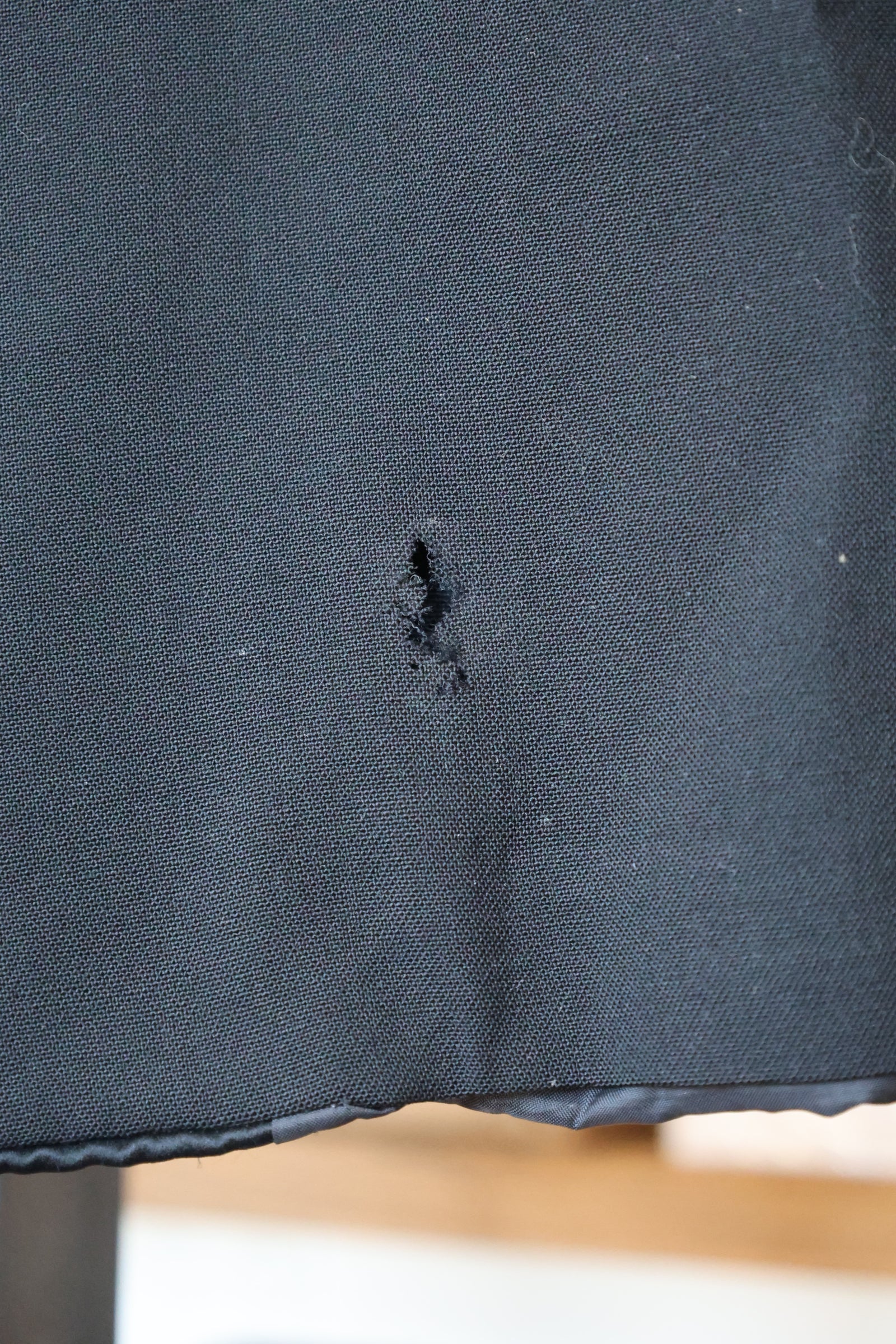 Sum-Es Black Tuxedo Jacket with Beaded Feathers