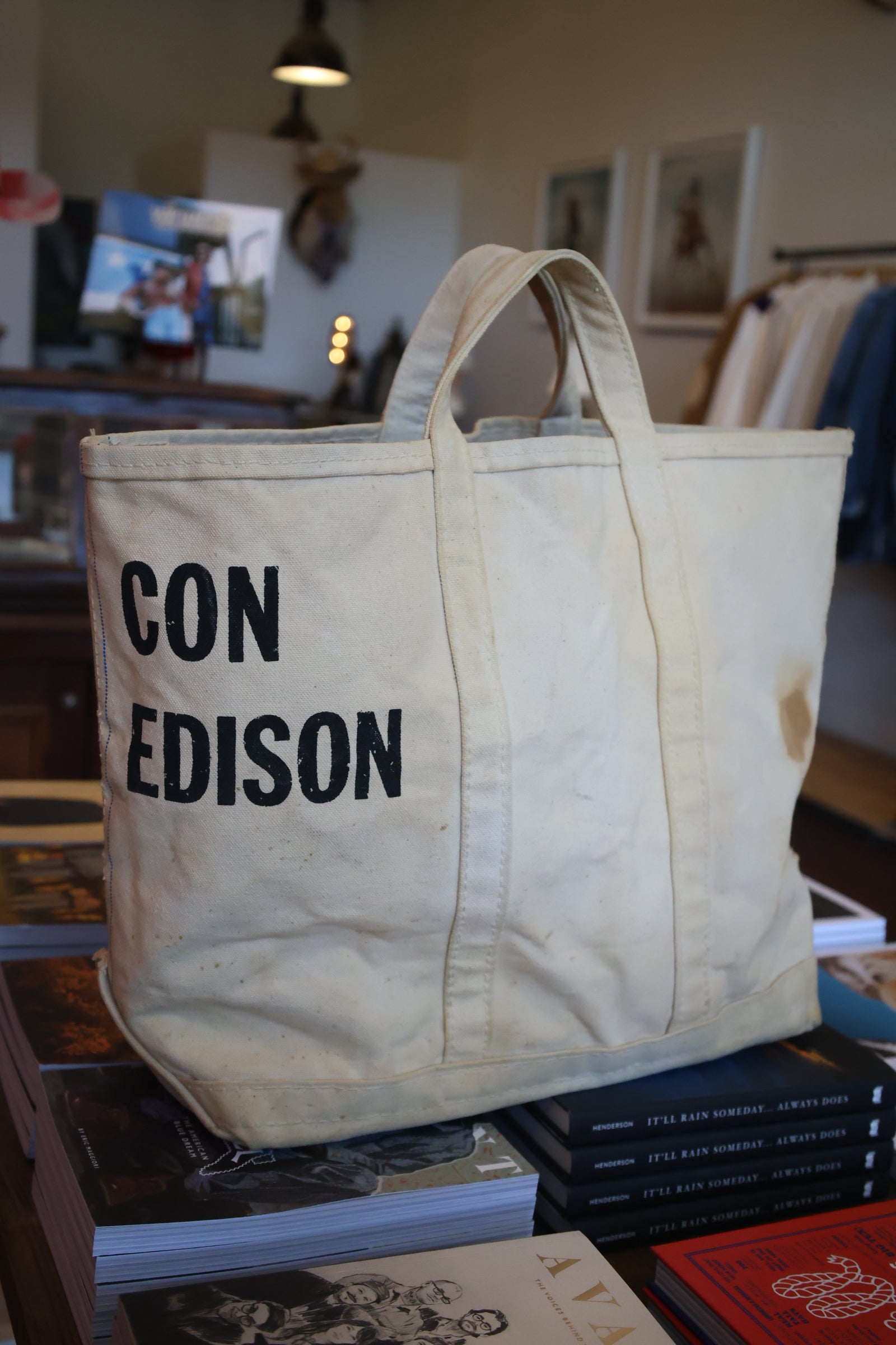 Old School Con Edison Canvas Bag