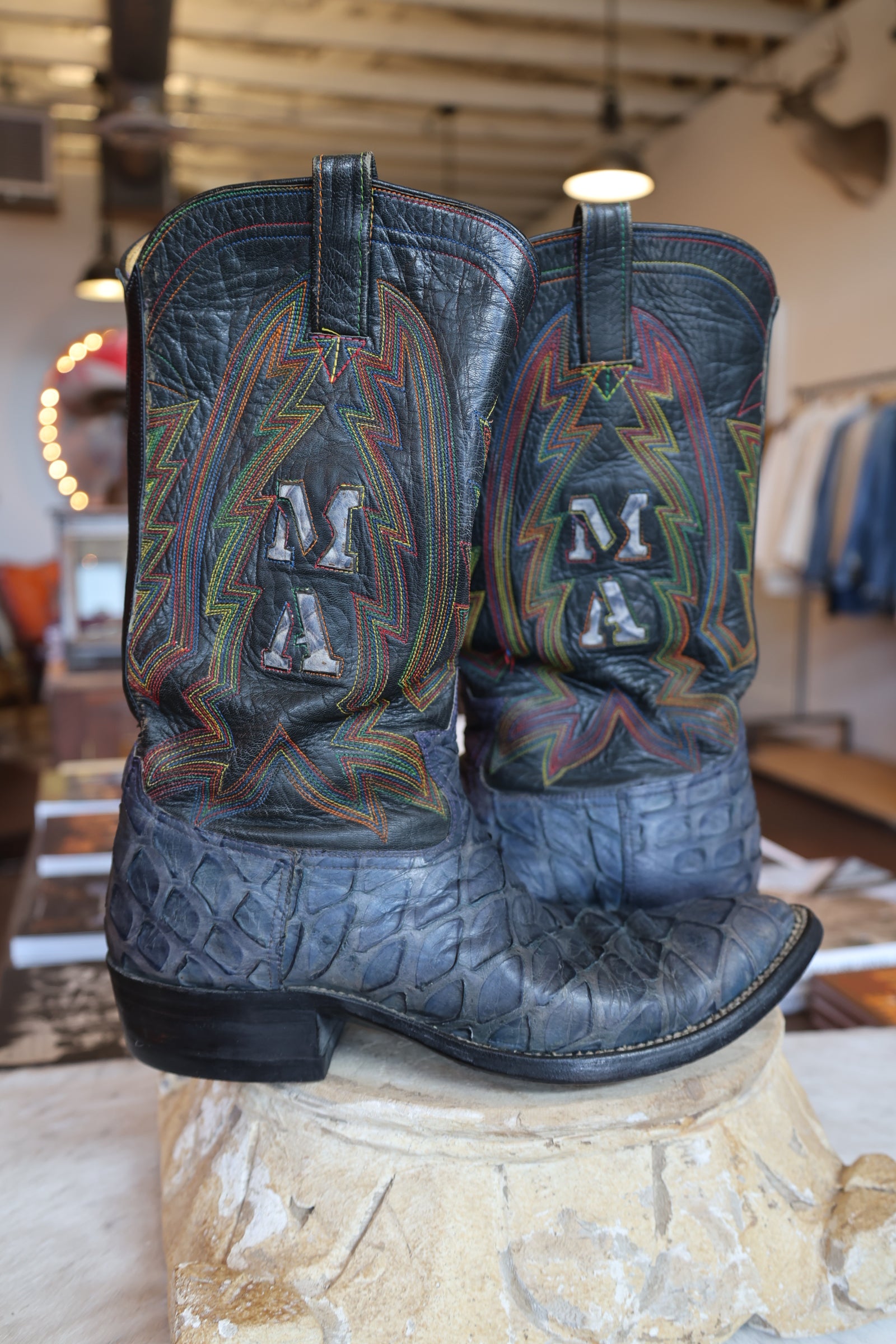 Blue Ant Eater Rainbow Stitch Men's Boots