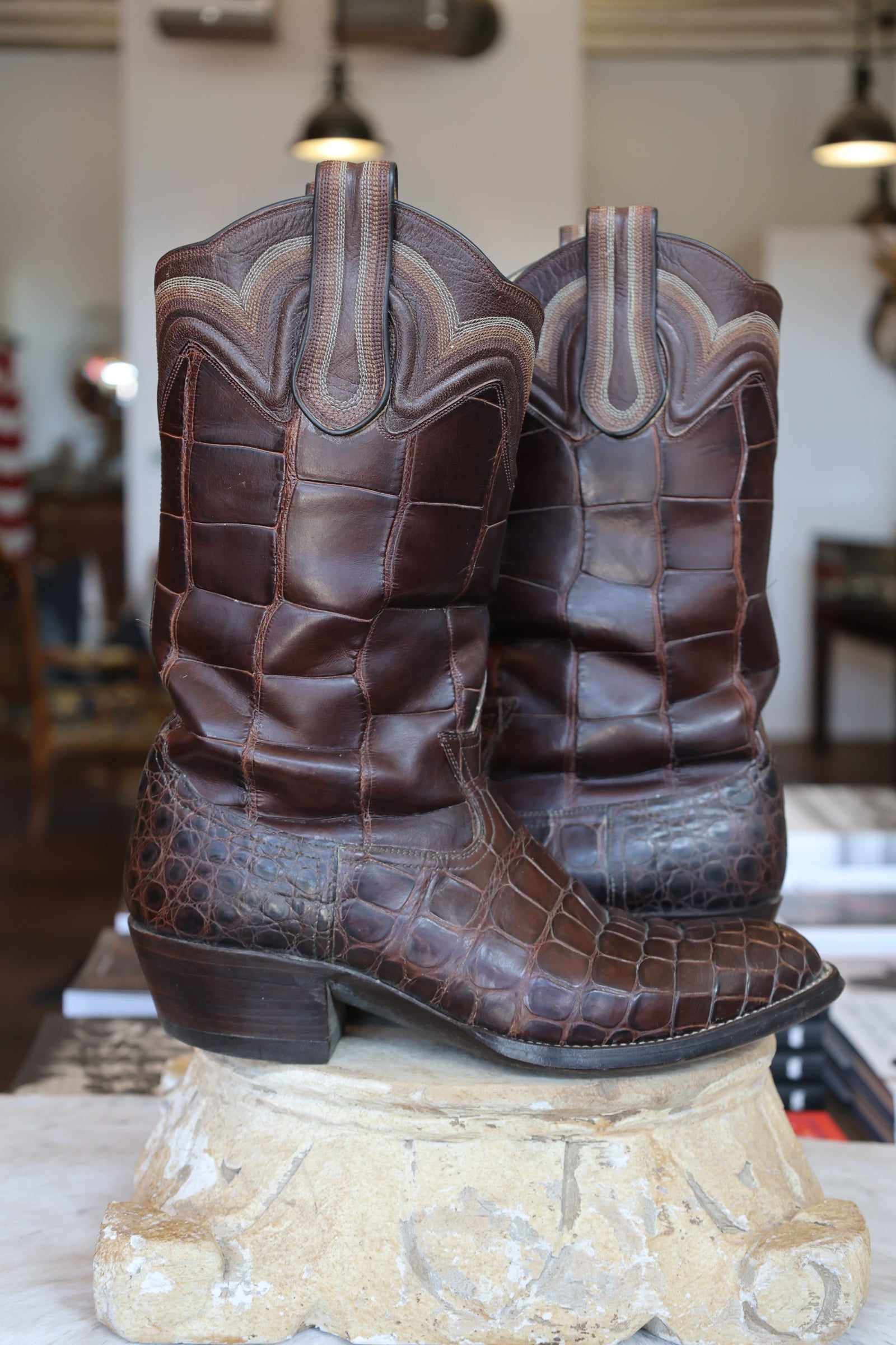 Alligator Leather Men's Boots