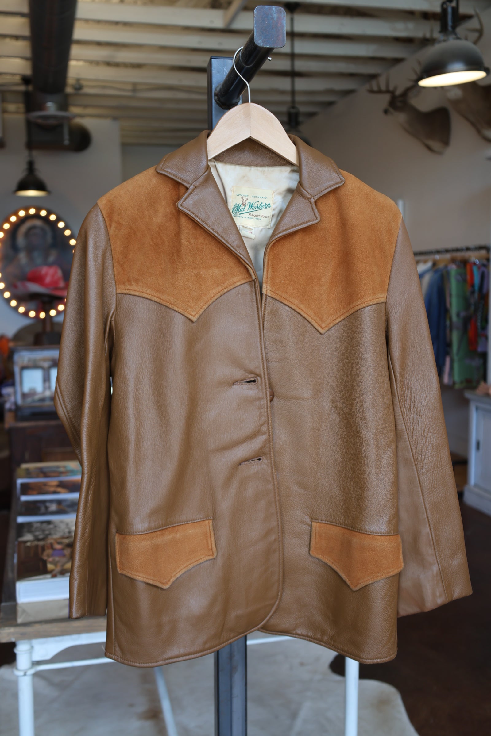 Midwestern Sports Togs Leather Jacket