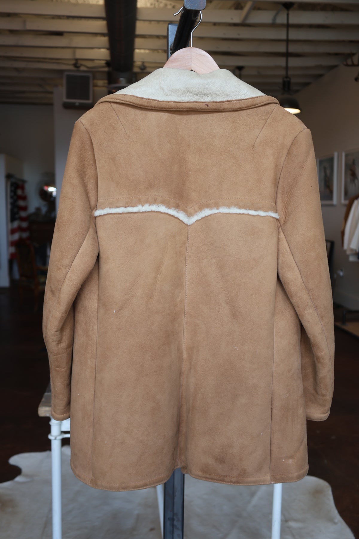 Sawyer Curly Lamb & Shearling Coat