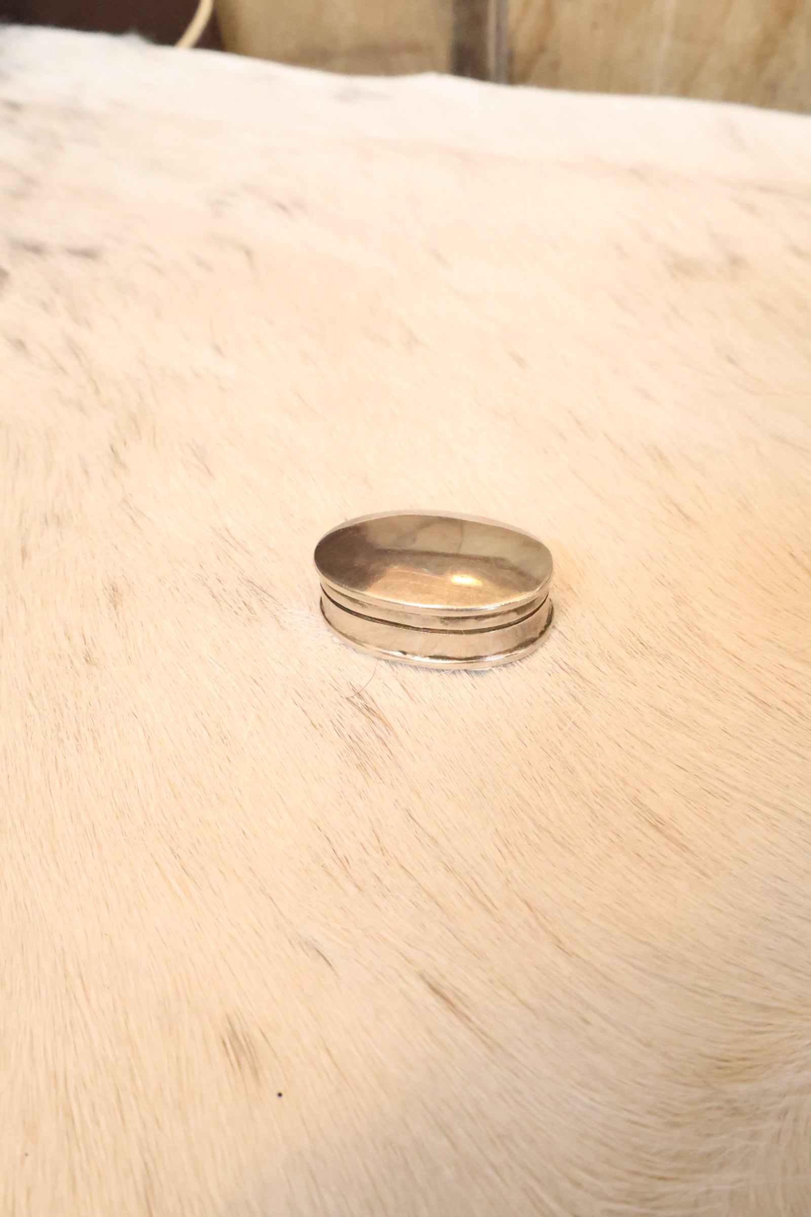 Sterling Silver Oval Pill Box