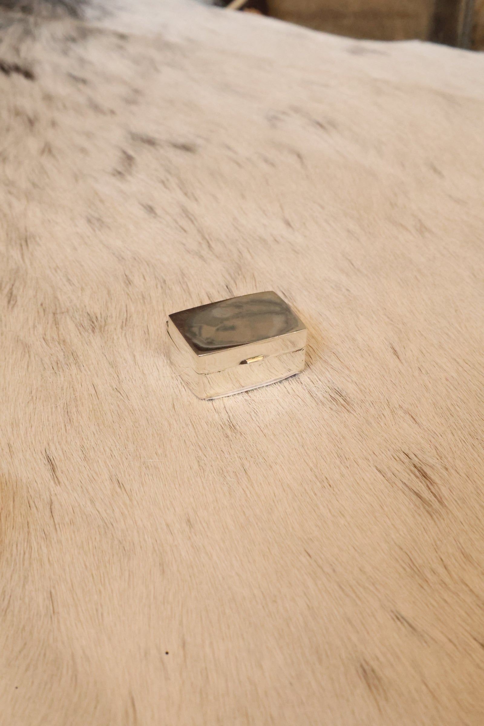 Sterling Silver Square Pill Box