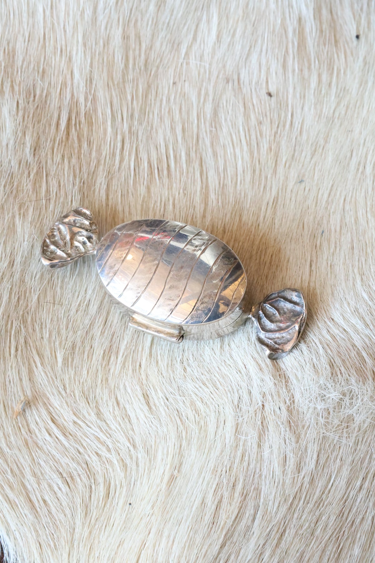Sterling Silver Candy Wrapper Pill Box