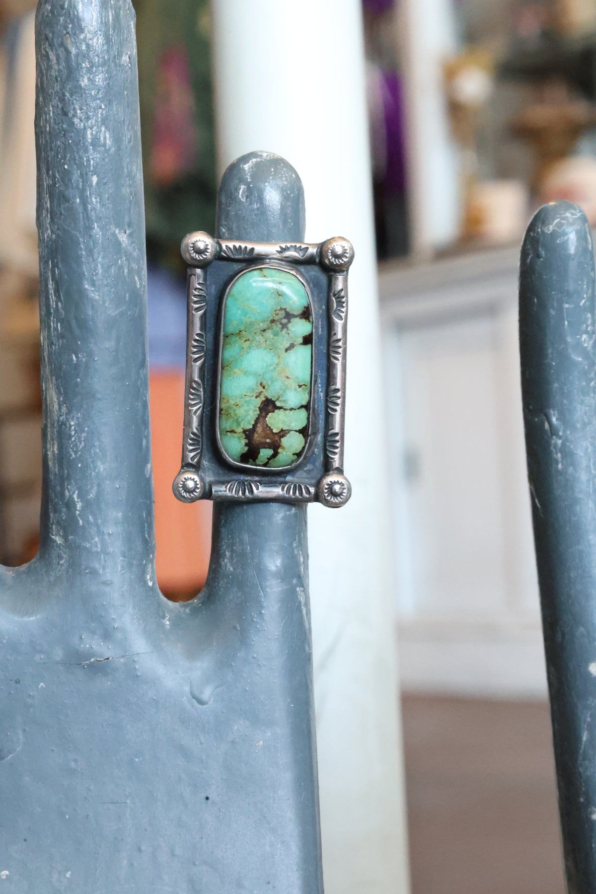Vintage Navajo Turquoise Ring